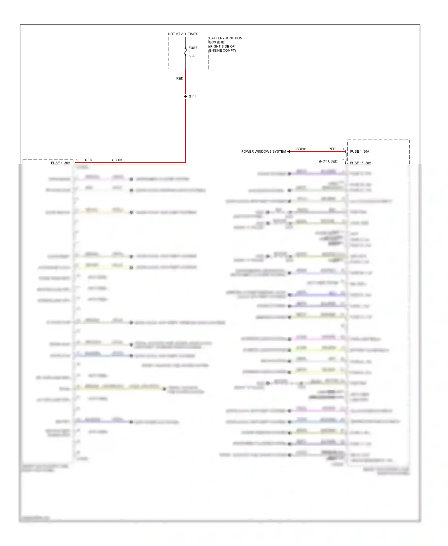 Wiring diagram blk/yel for Ford Mustang V facelift (2009-2014) (2 of 29)