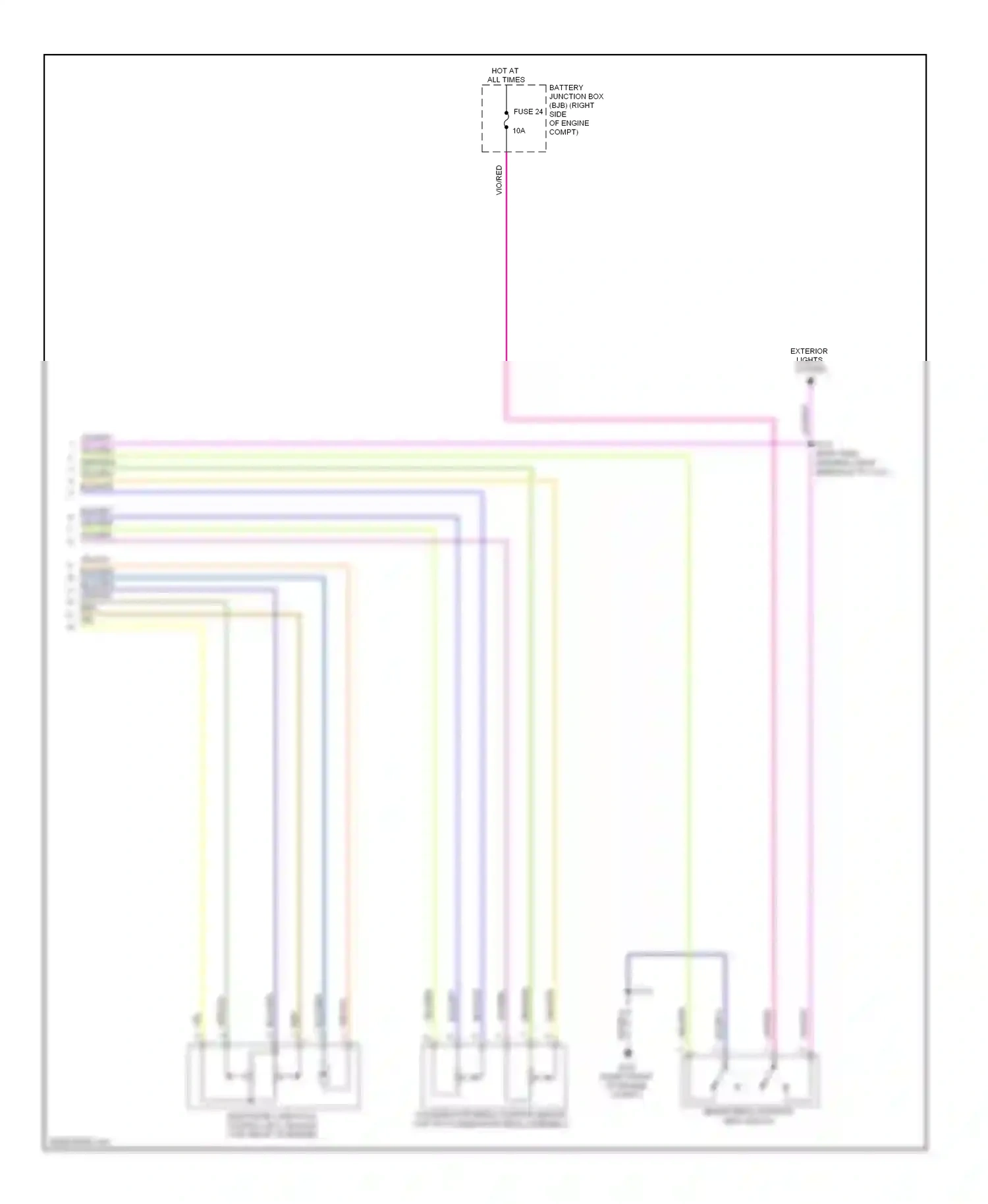 Wiring diagram blu/gry for Ford Mustang V facelift (2009-2014) (32 of 33)