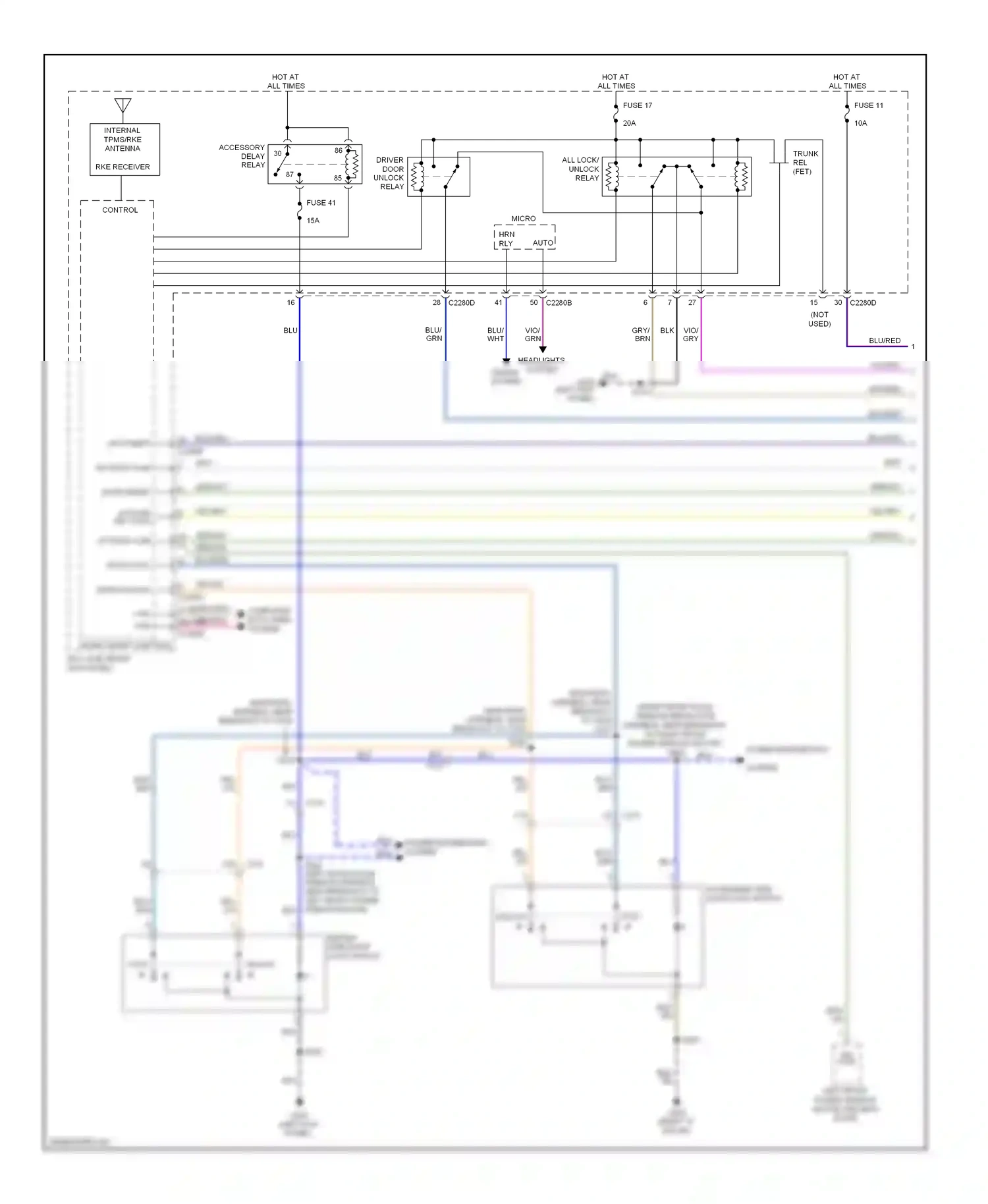 Wiring diagram brn for Ford Mustang V facelift (2009-2014) (6 of 52)