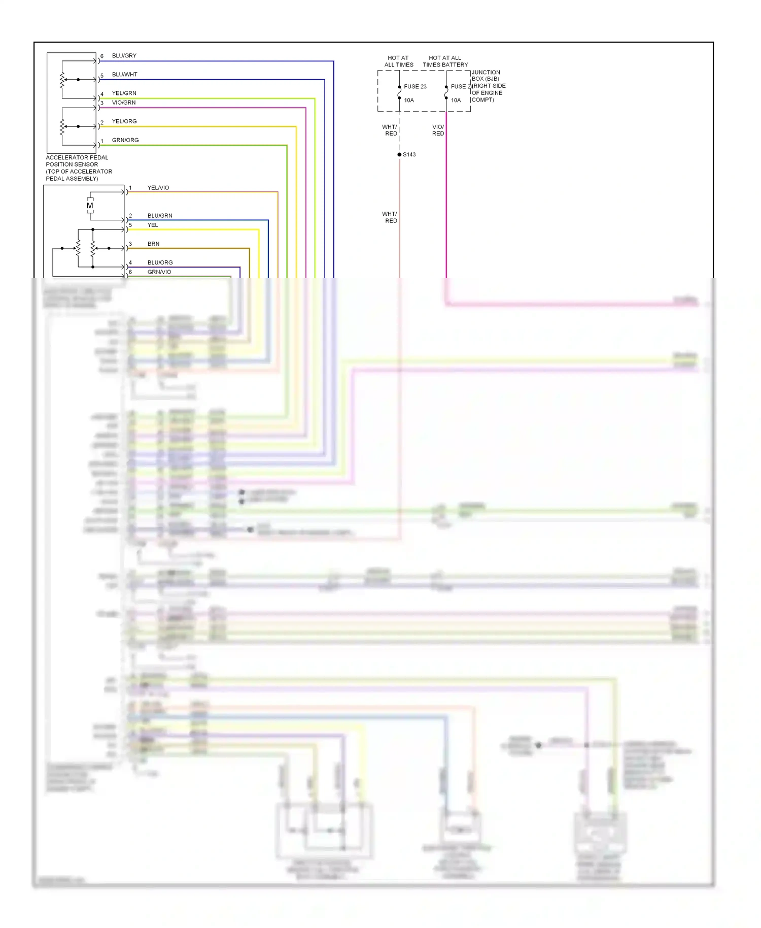 Wiring diagram brn/grn for Ford Mustang V facelift (2009-2014) (5 of 29)