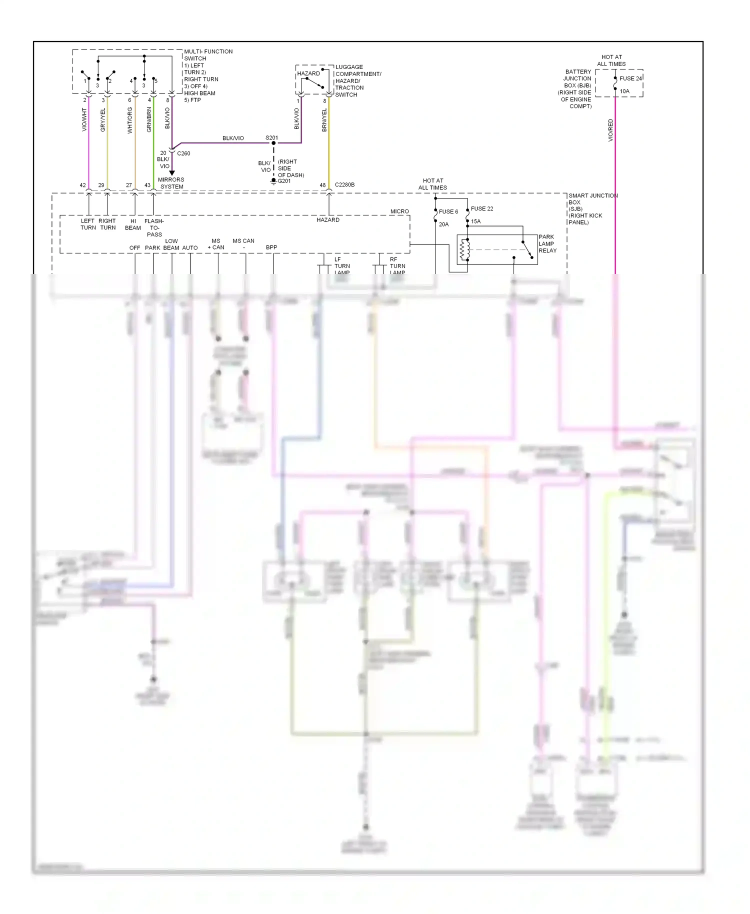 Wiring diagram gry for Ford Mustang V facelift (2009-2014) (11 of 45)