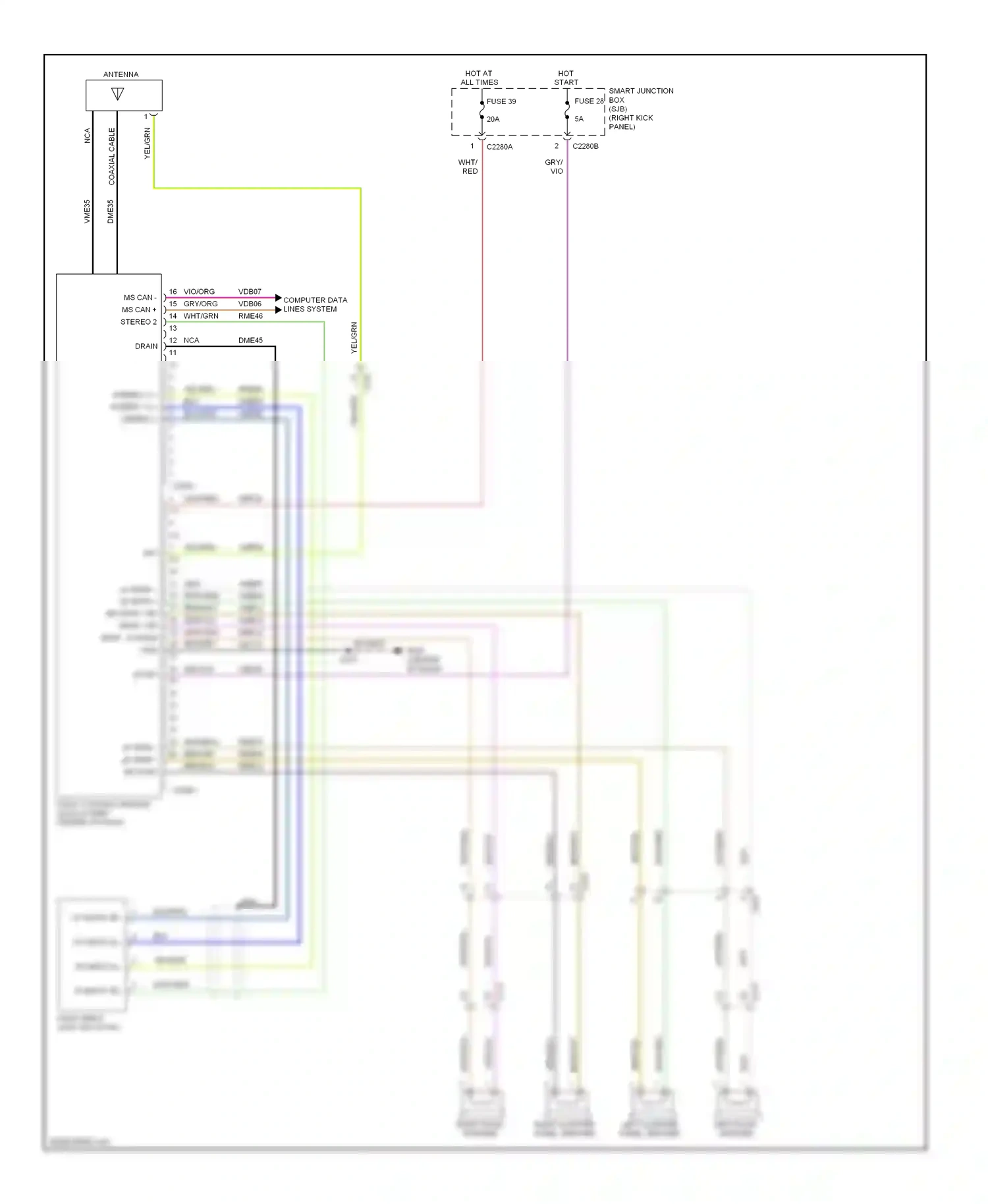 Wiring diagram gry for Ford Mustang V facelift (2009-2014) (31 of 45)