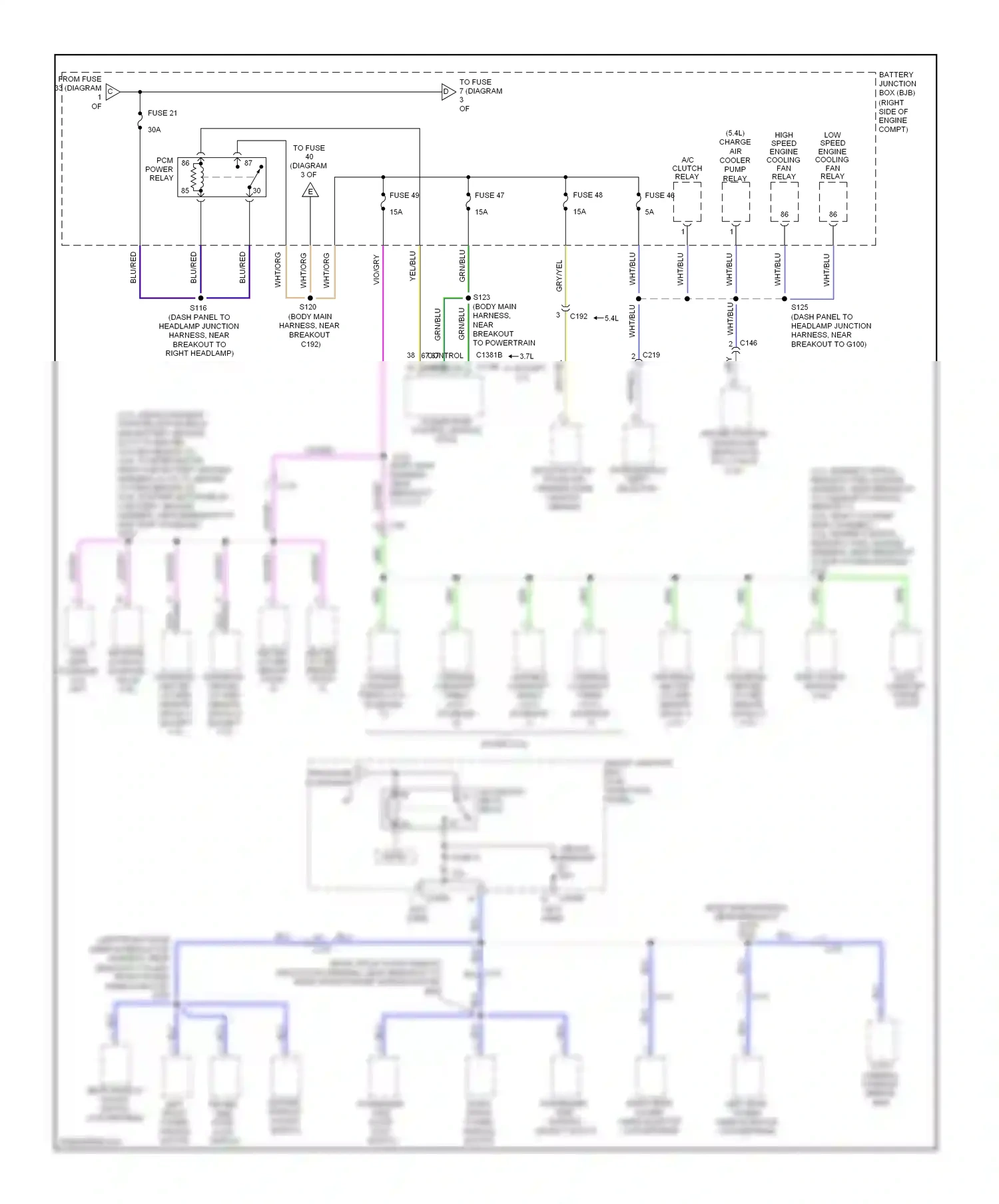 Wiring diagram gry for Ford Mustang V facelift (2009-2014) (33 of 45)