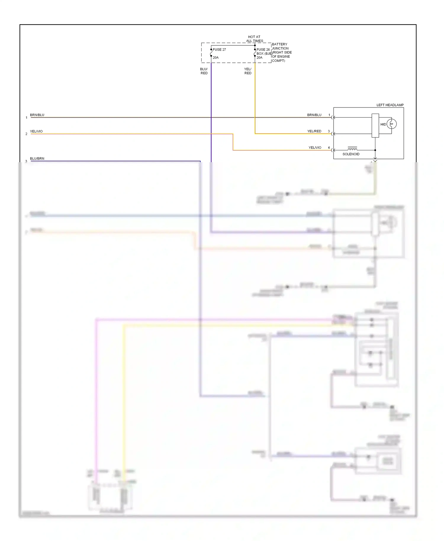 Wiring diagram hvac module for Ford Mustang V facelift (2009-2014) (4 of 7)
