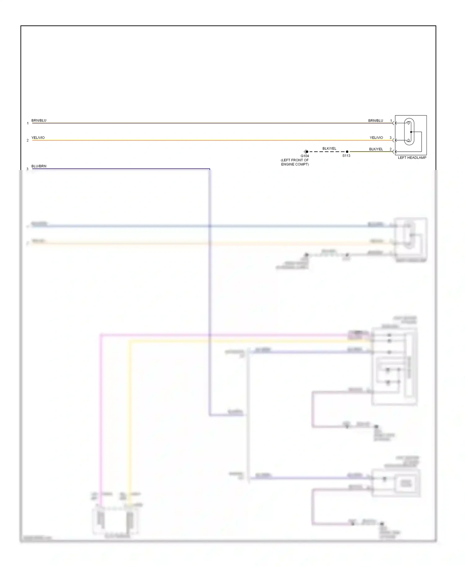 Wiring diagram manual a/c for Ford Mustang V facelift (2009-2014) (3 of 3)