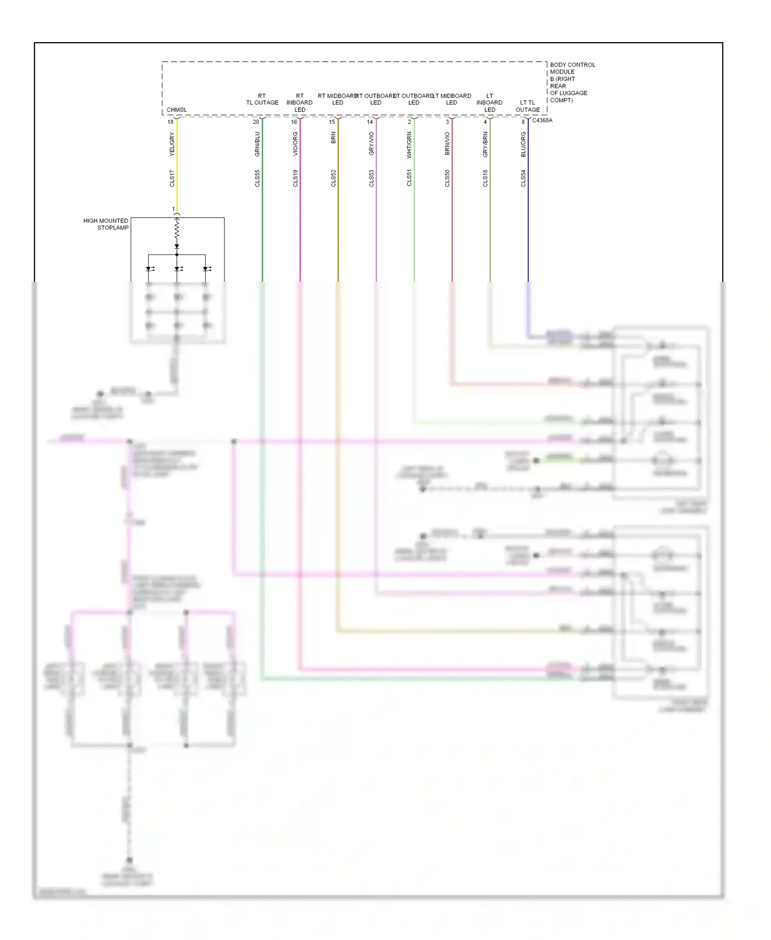 Wiring diagram nca for Ford Mustang V facelift (2009-2014) (12 of 39)