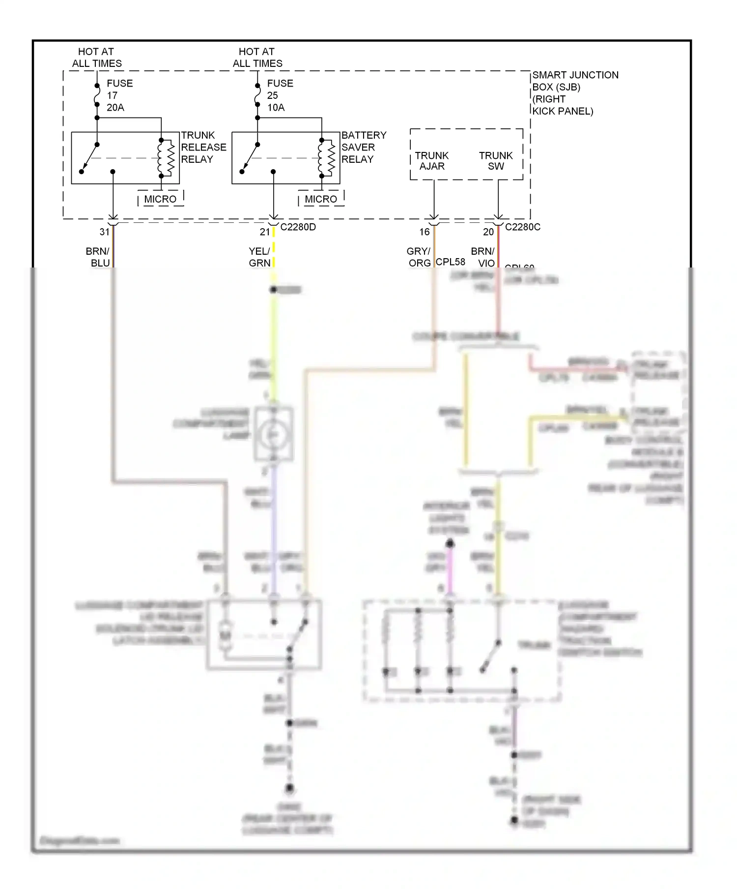 Wiring diagram org/ for Ford Mustang V facelift (2009-2014) (17 of 18)