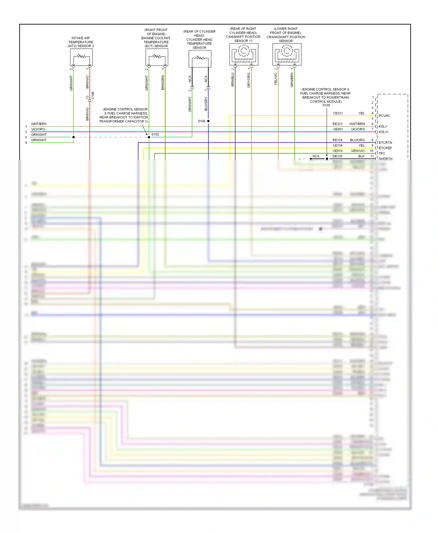 Wiring diagram vio/org for Ford Mustang V facelift (2009-2014) (20 of 38)