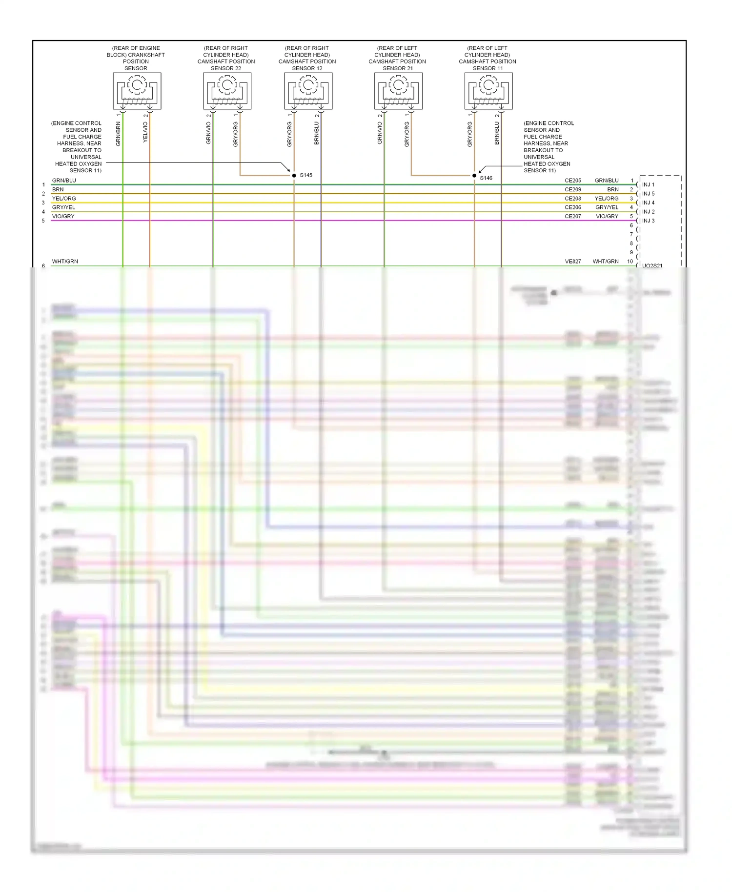 Wiring diagram vio/org for Ford Mustang V facelift (2009-2014) (15 of 38)