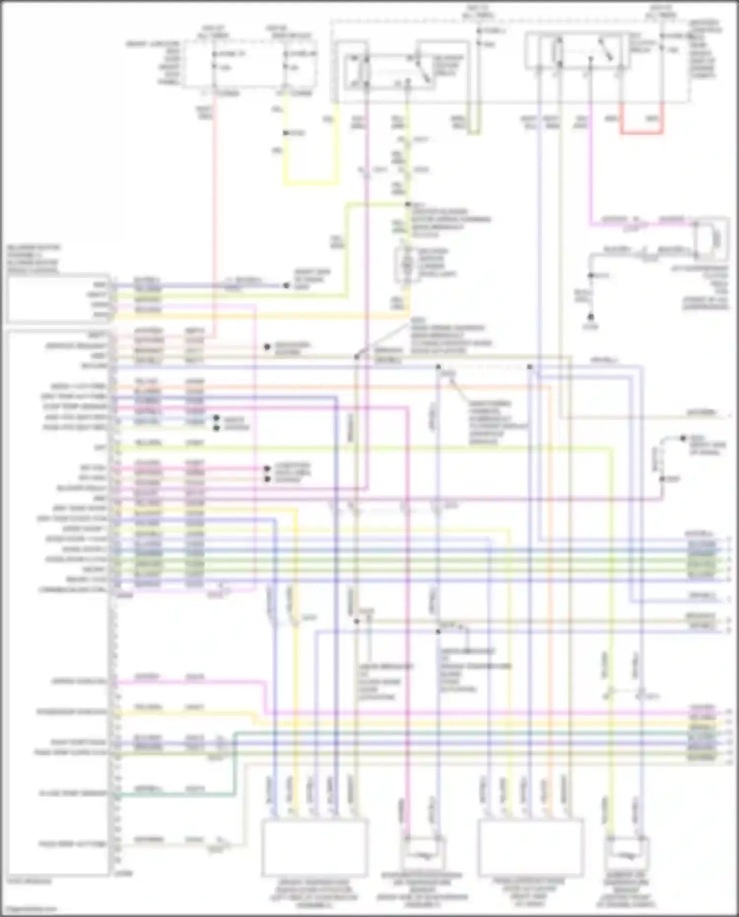 Mustang Ford V facelift 2 (2012-2014): Automatic a/c circuit (1 of 2)