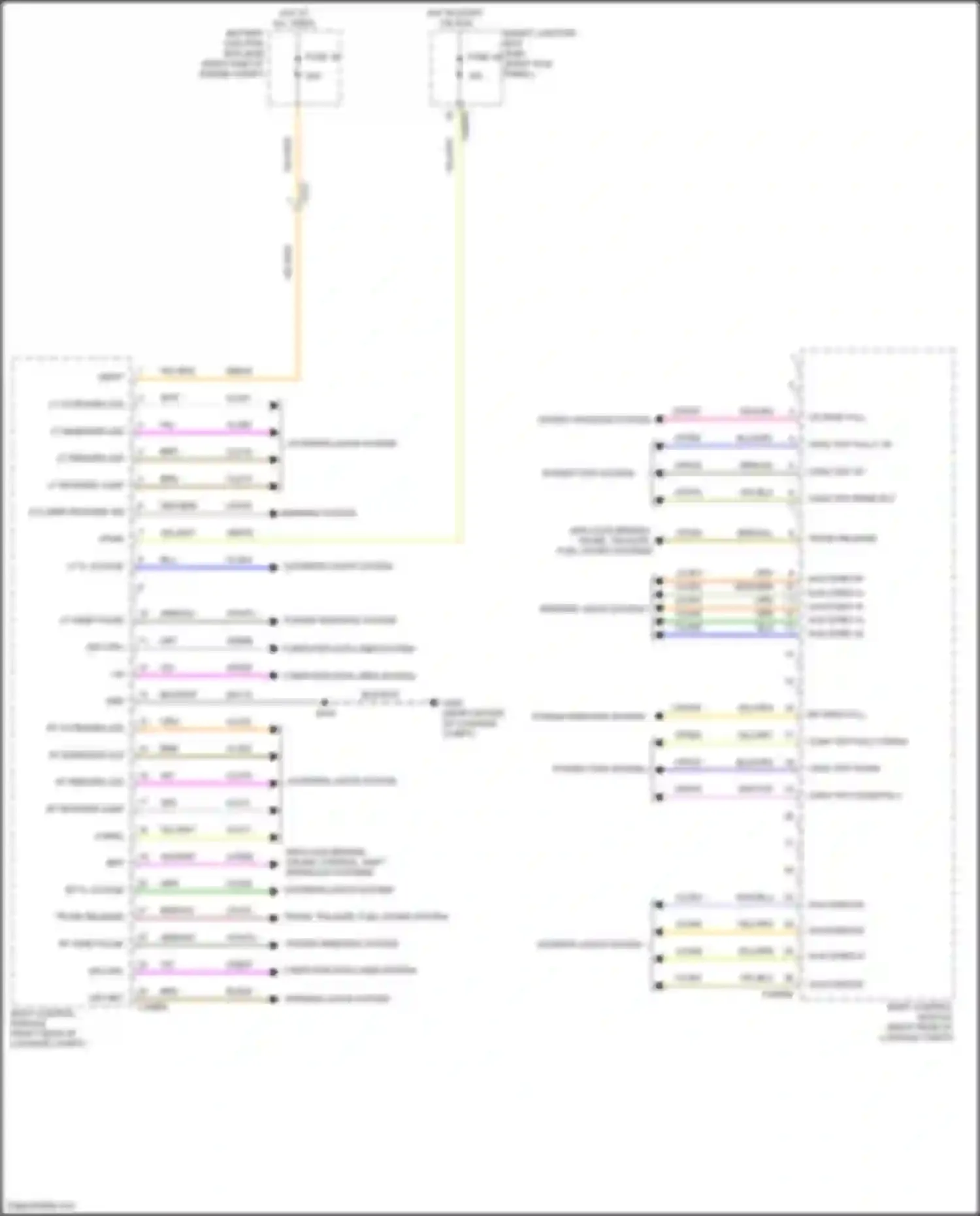 Mustang Ford V facelift 2 (2012-2014): Body control module circuit