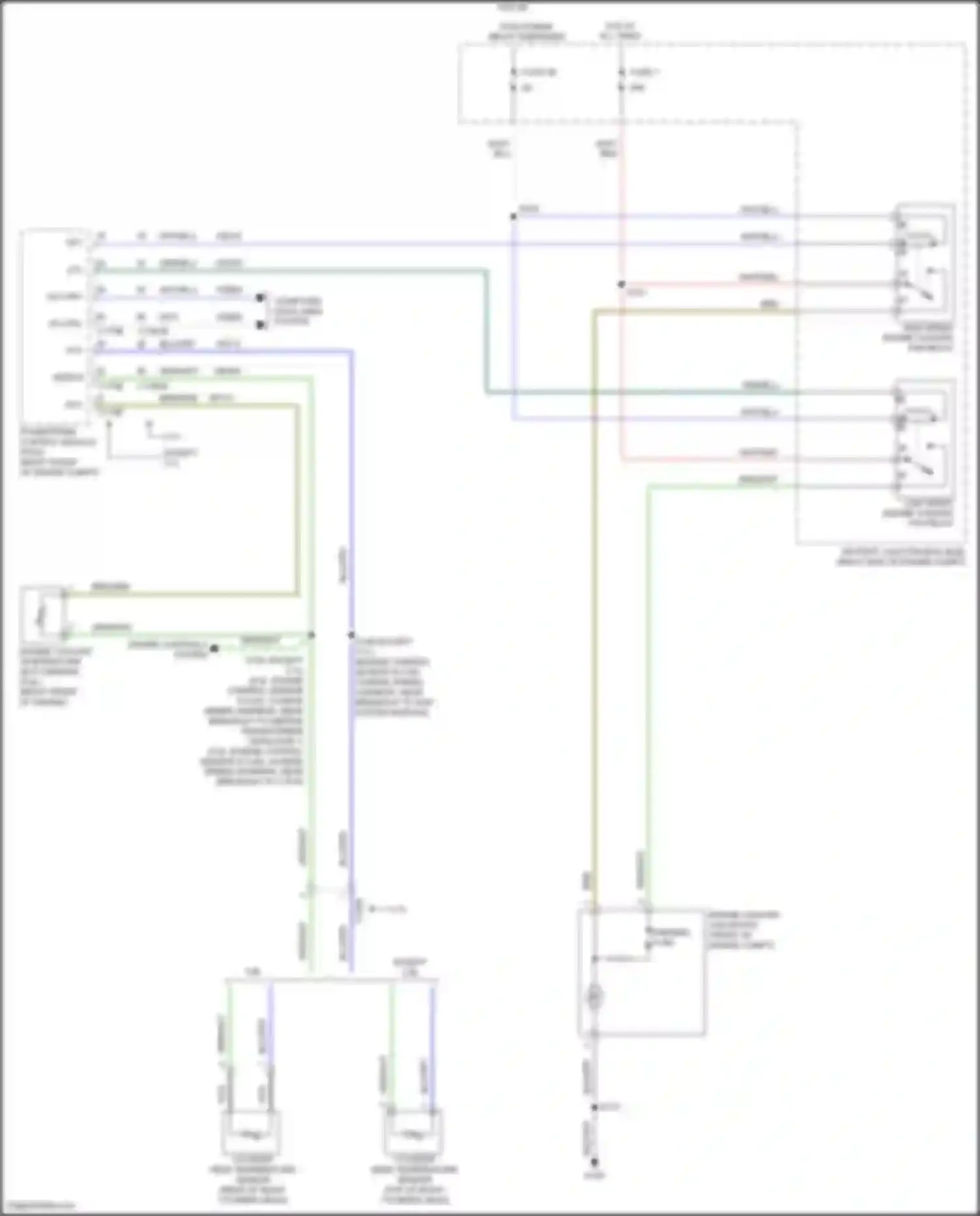 Mustang Ford V facelift 2 (2012-2014): Cooling fan circuit