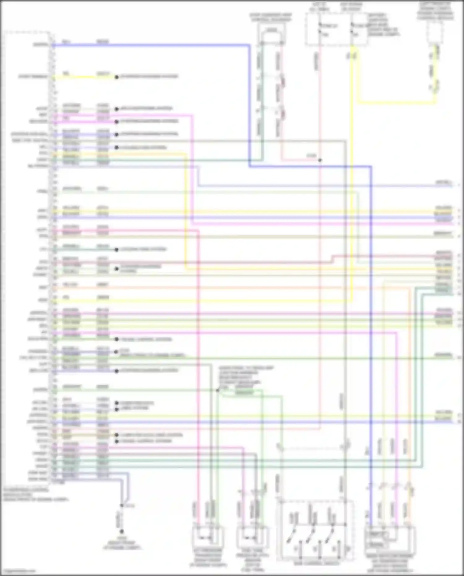 Mustang Ford V facelift 2 (2012-2014): Wiring diagram engine performance 5.8l supercharged (1 of 6)