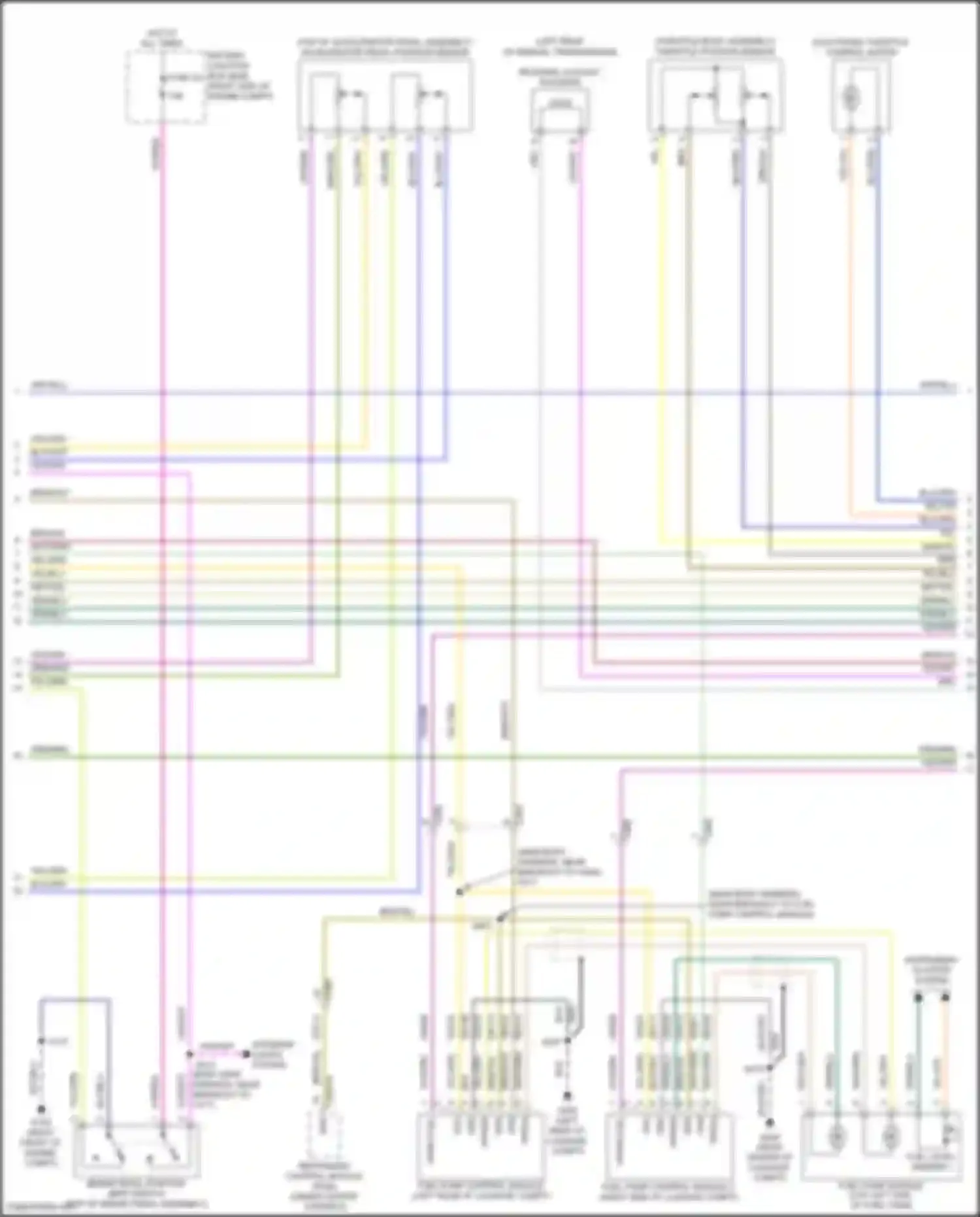 Mustang Ford V facelift 2 (2012-2014): Wiring diagram engine performance 5.8l supercharged (2 of 6)