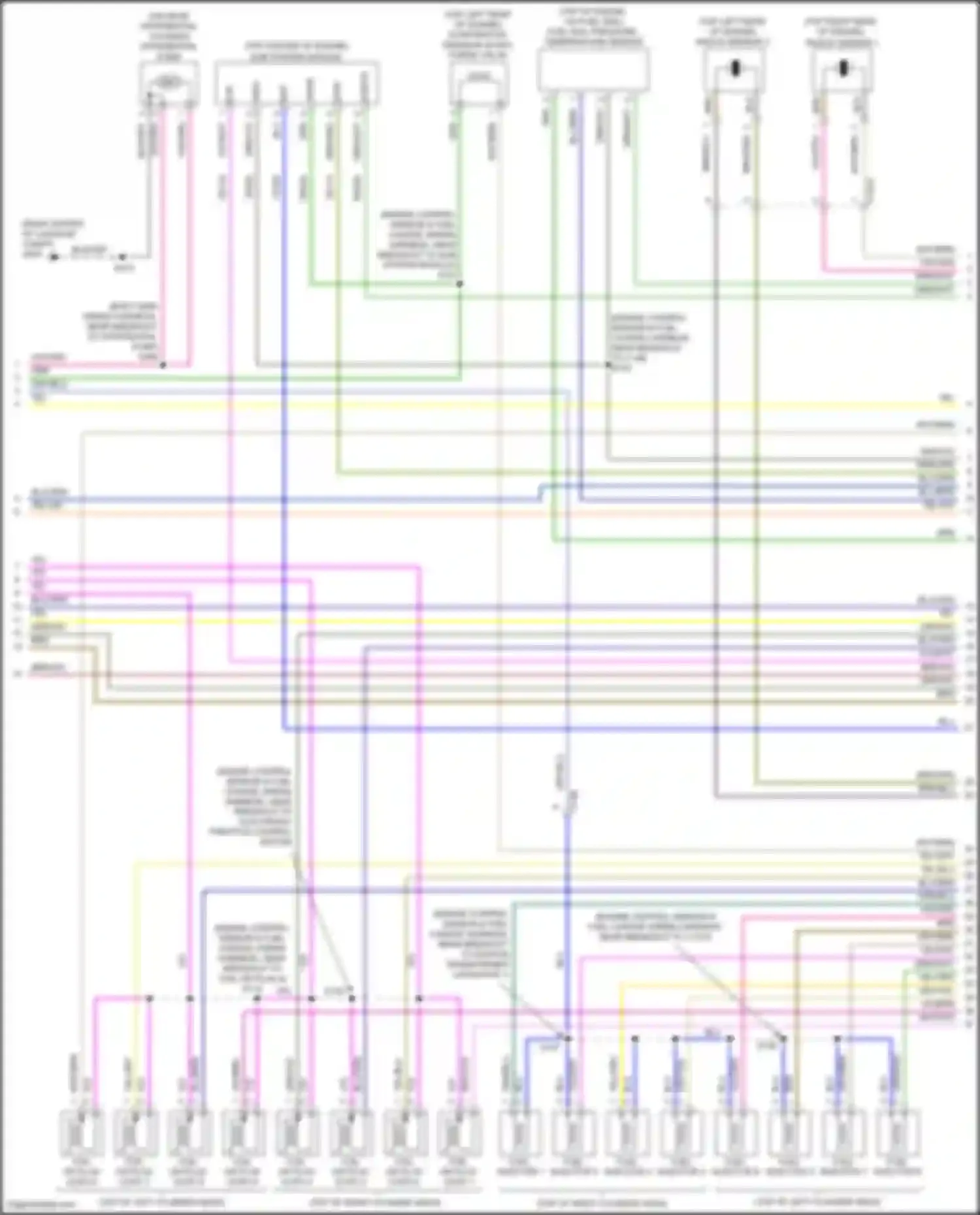 Mustang Ford V facelift 2 (2012-2014): Wiring diagram engine performance 5.8l supercharged (5 of 6)