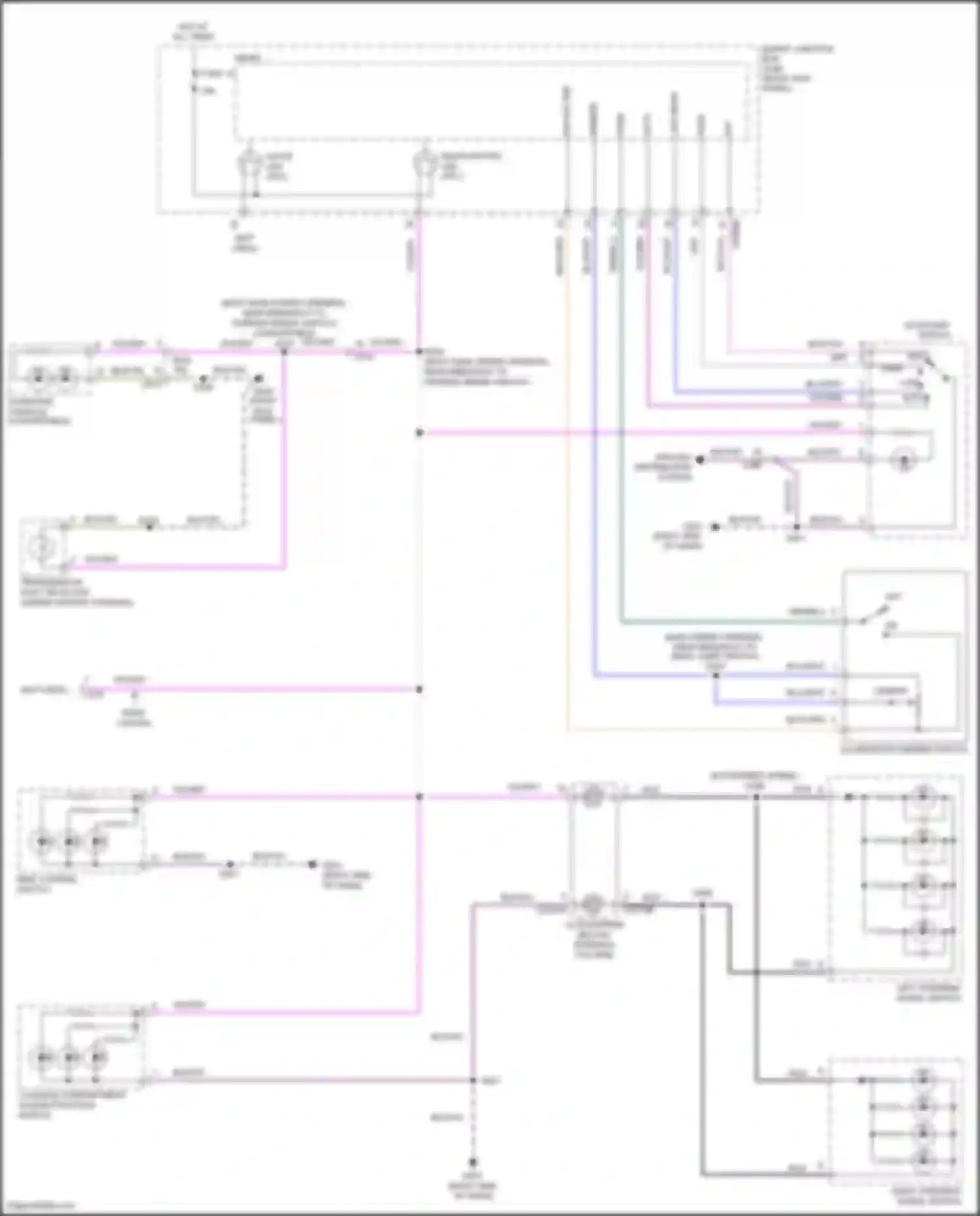 Mustang Ford V facelift 2 (2012-2014): Instrument illumination circuit