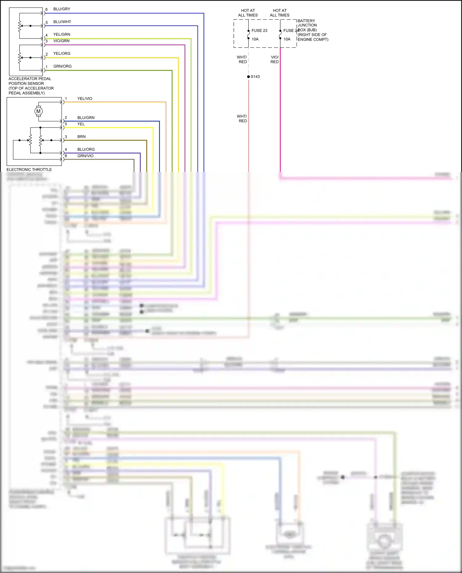 Wiring diagram blk/blu for Ford Mustang V facelift 2 (2012-2014) (5 of 20)