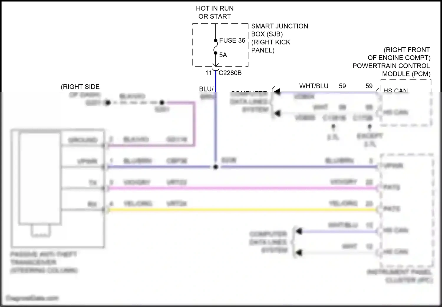 Wiring diagram brn for Ford Mustang V facelift 2 (2012-2014) (28 of 57)