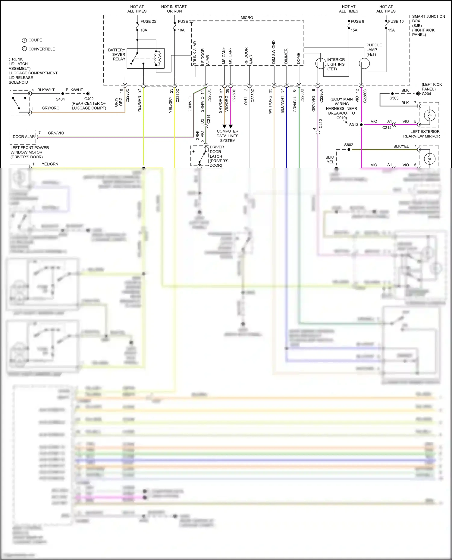 Wiring diagram brn for Ford Mustang V facelift 2 (2012-2014) (31 of 57)