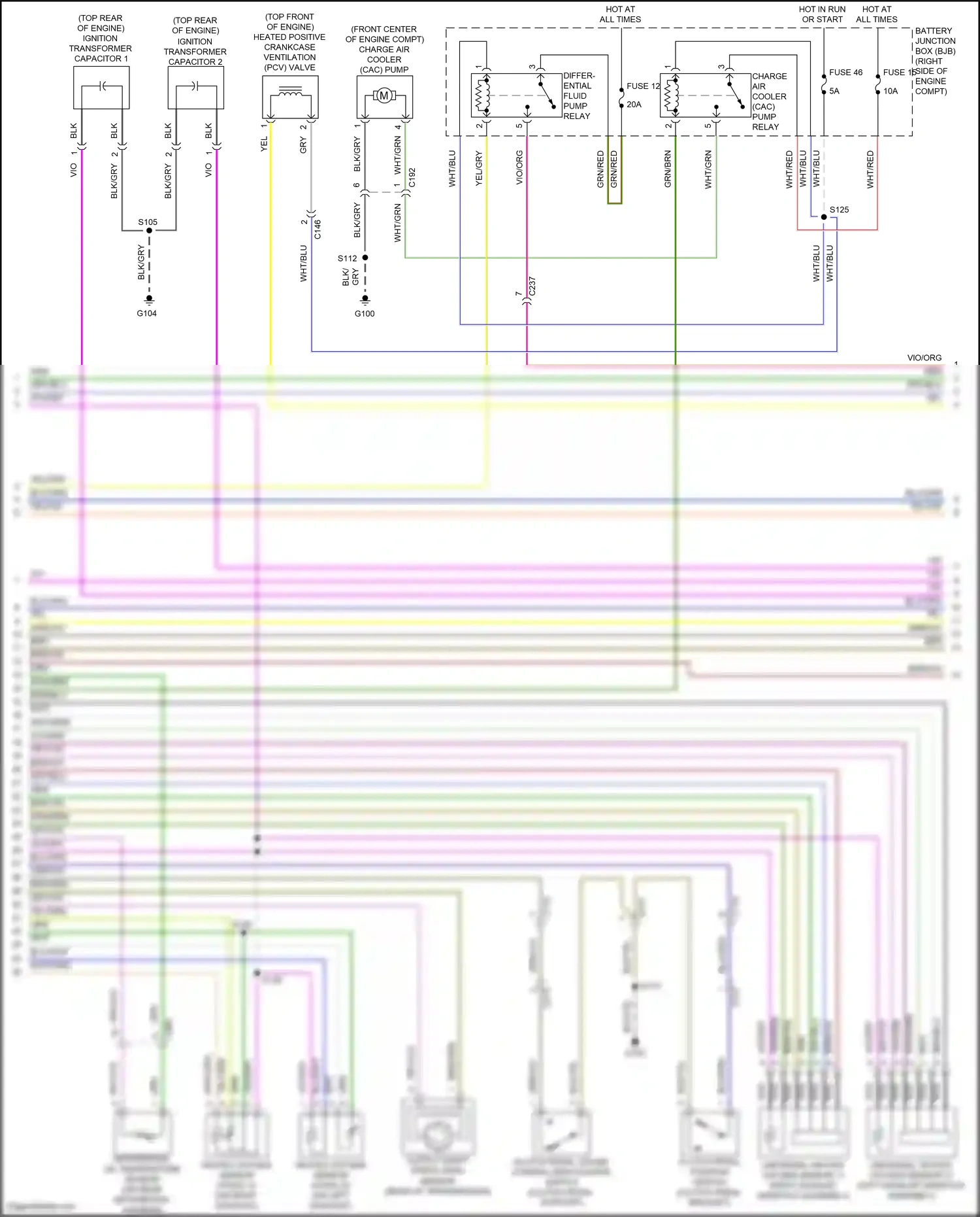 Wiring diagram differential oil temperature sensor for Ford Mustang V facelift 2 (2012-2014) (1 of 1)