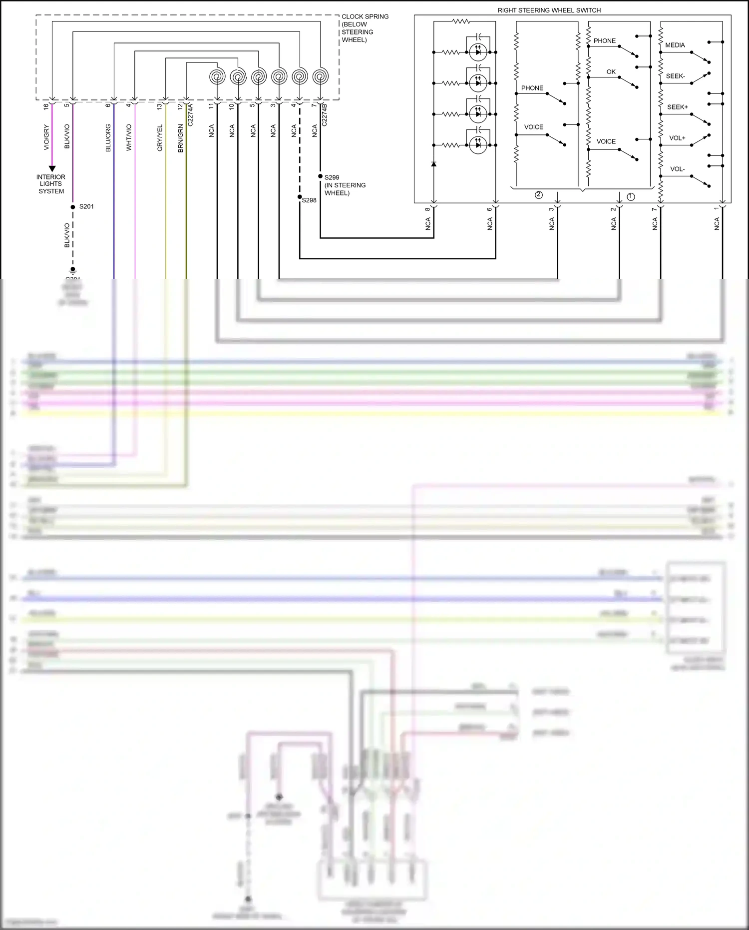 Wiring diagram ground distribution system for Ford Mustang V facelift 2 (2012-2014) (3 of 5)