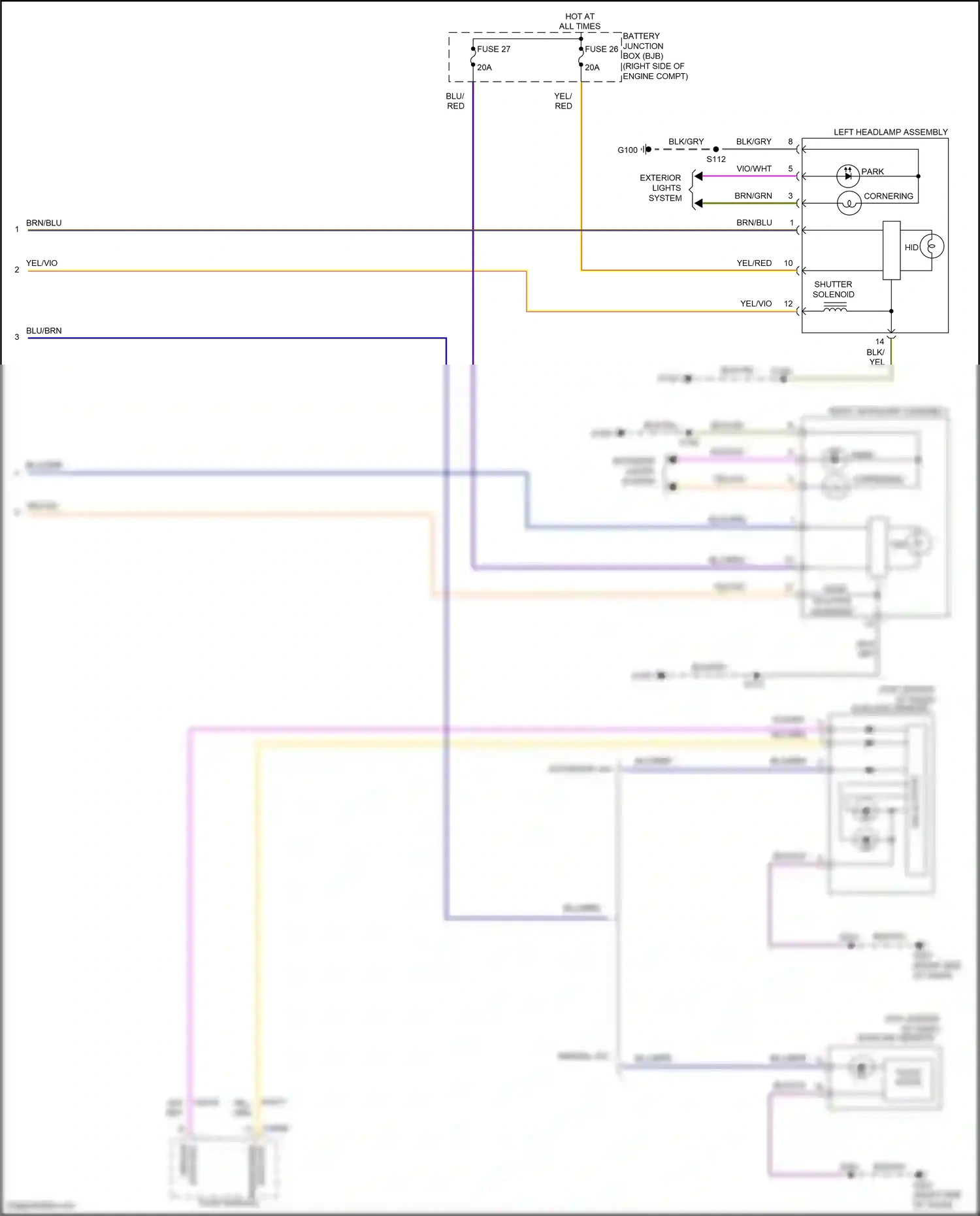 Wiring diagram gry for Ford Mustang V facelift 2 (2012-2014) (24 of 61)