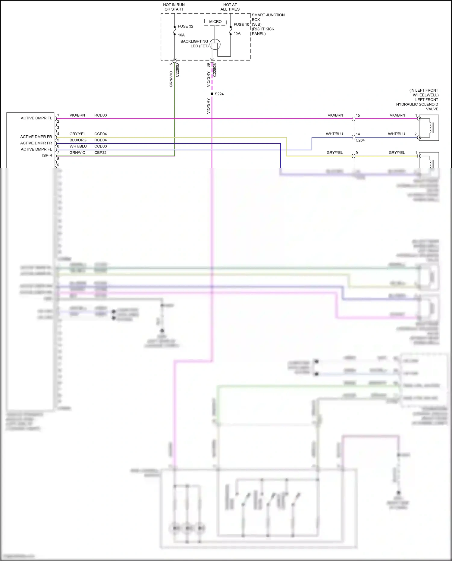 Wiring diagram micro - for Ford Mustang V facelift 2 (2012-2014) (12 of 26)