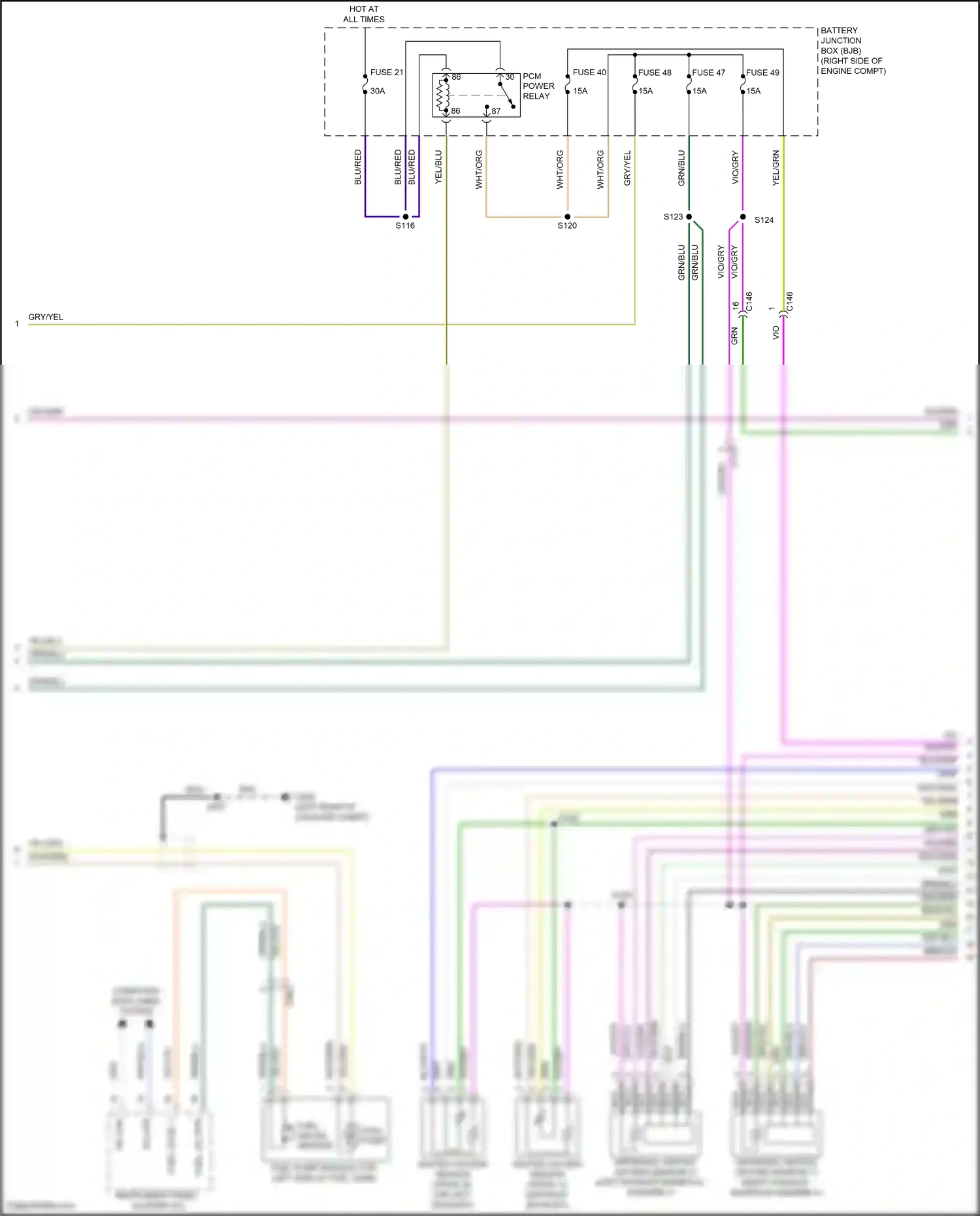 Wiring diagram nca for Ford Mustang V facelift 2 (2012-2014) (33 of 37)