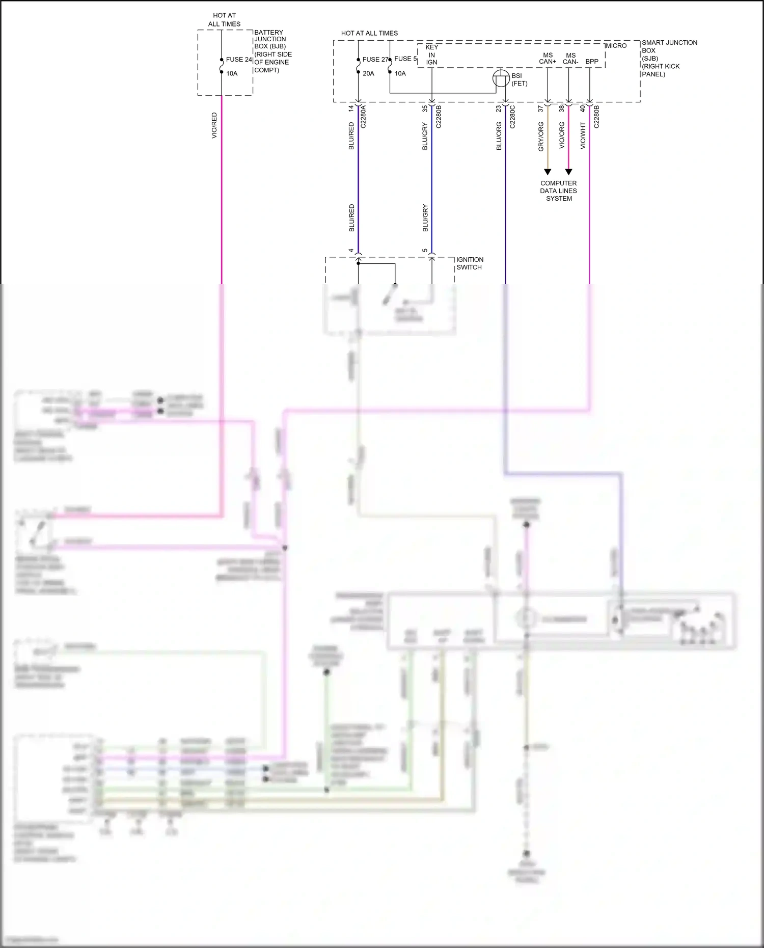 Wiring diagram sig rtn for Ford Mustang V facelift 2 (2012-2014) (5 of 6)