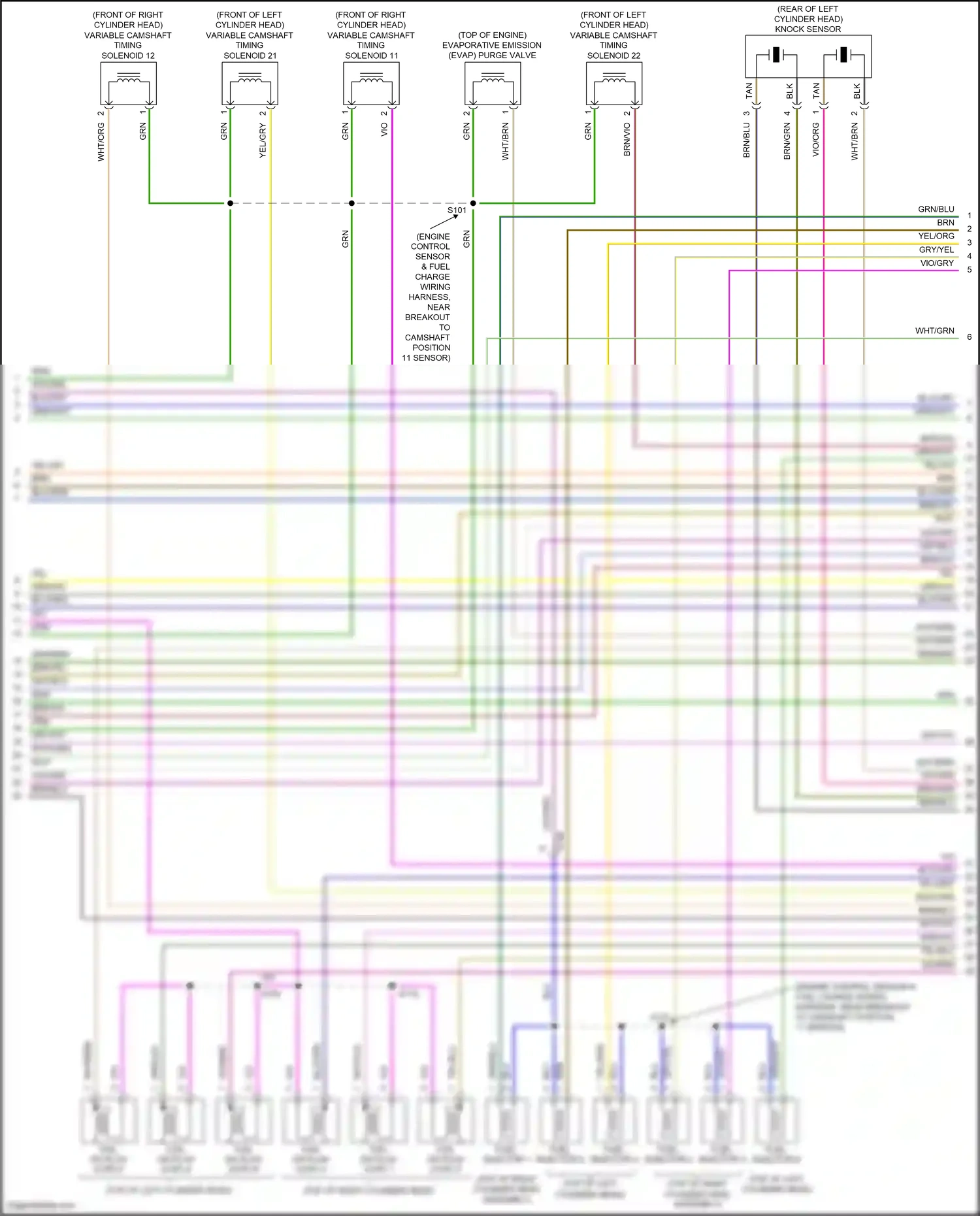 Wiring diagram vio/grn for Ford Mustang V facelift 2 (2012-2014) (23 of 38)
