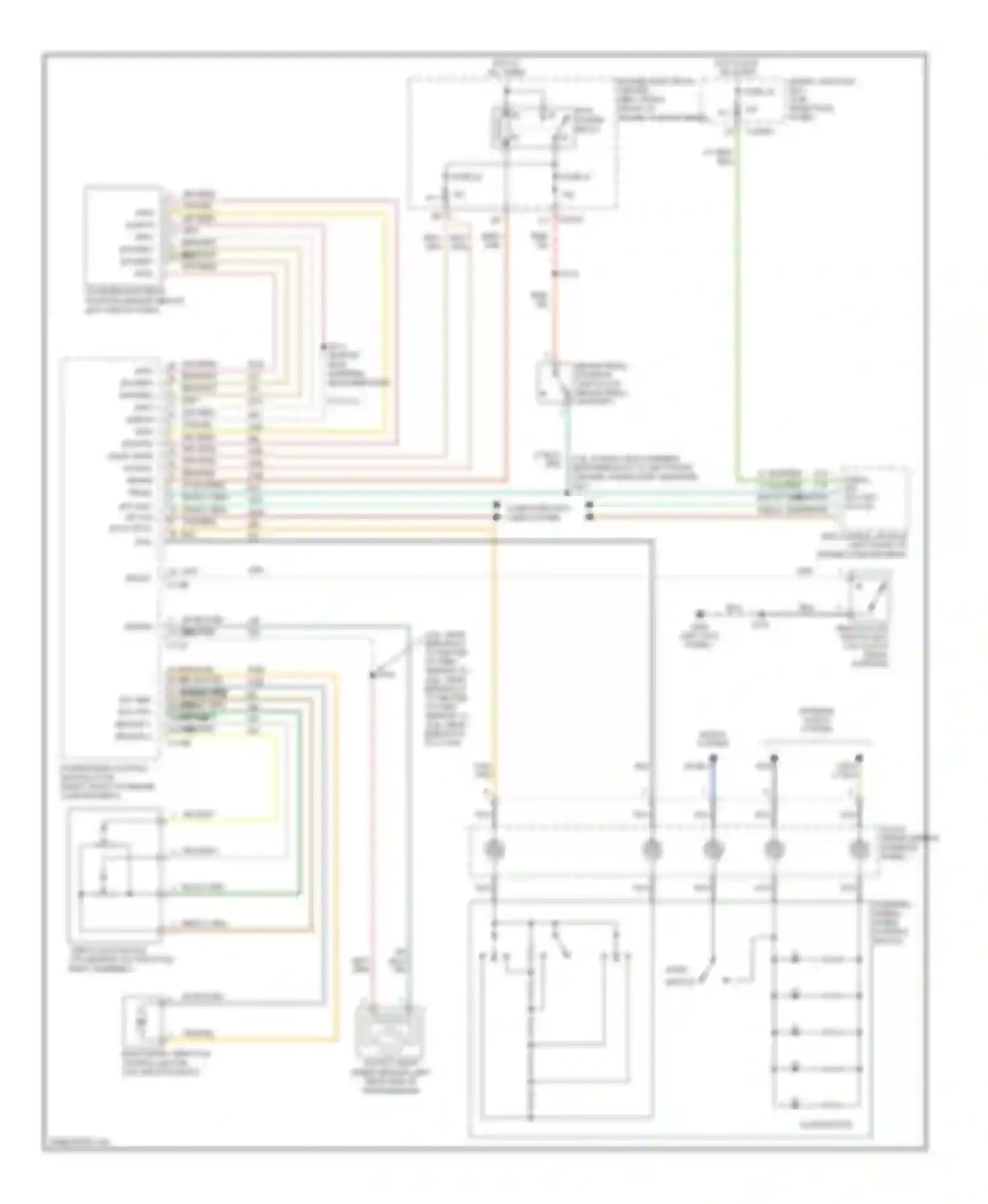 Mustang Ford V (2004-2009): Cruise control circuit