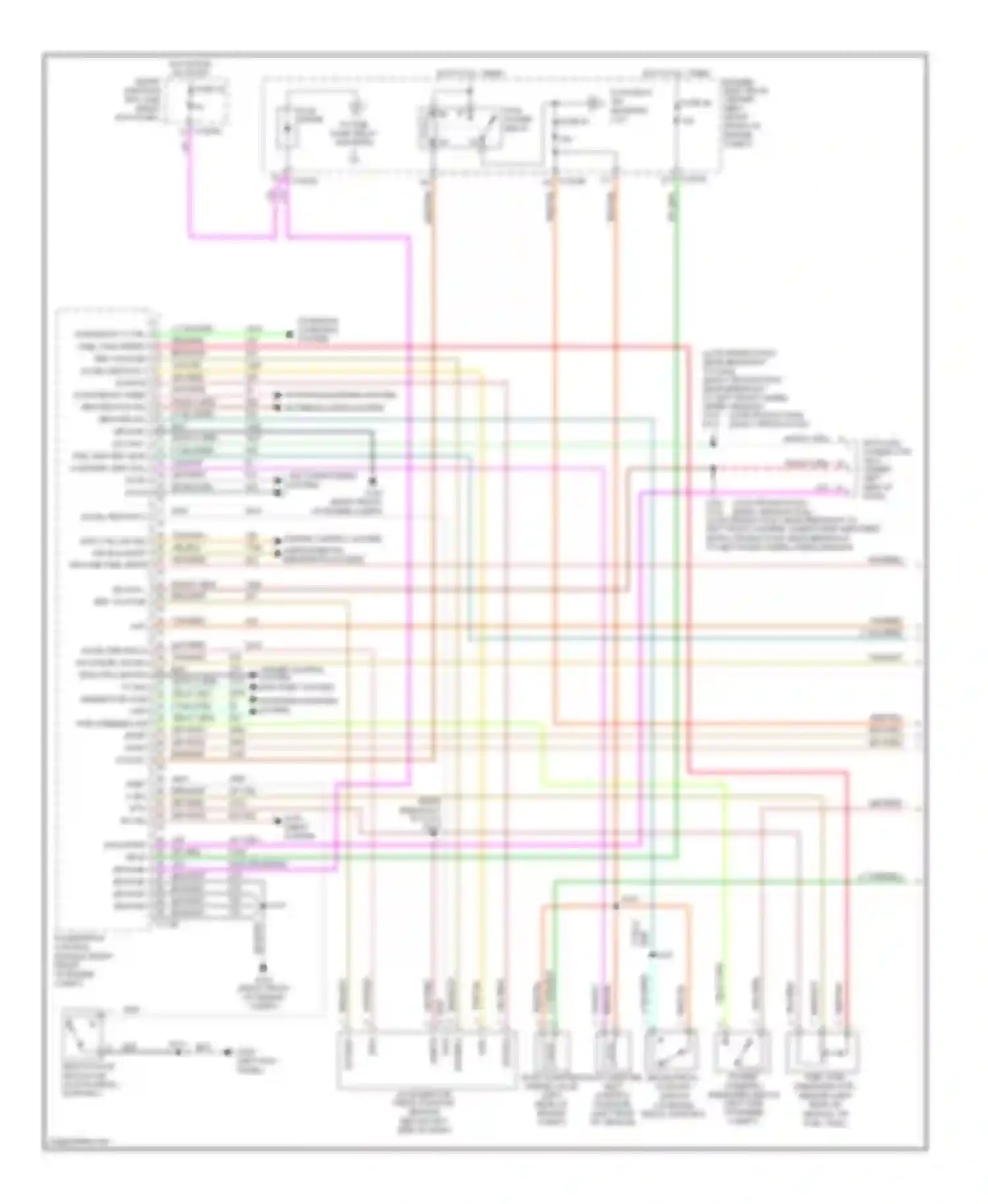 Mustang Ford V (2004-2009): Wiring diagram engine performance 4.0l (1 of 5)