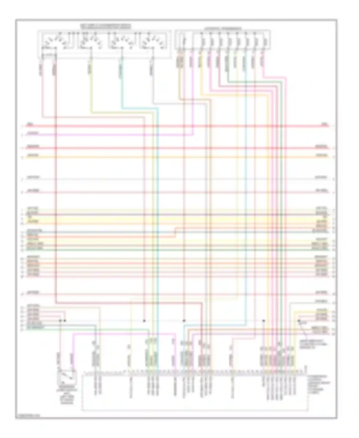 Mustang Ford V (2004-2009): Wiring diagram engine performance 4.0l (4 of 5)