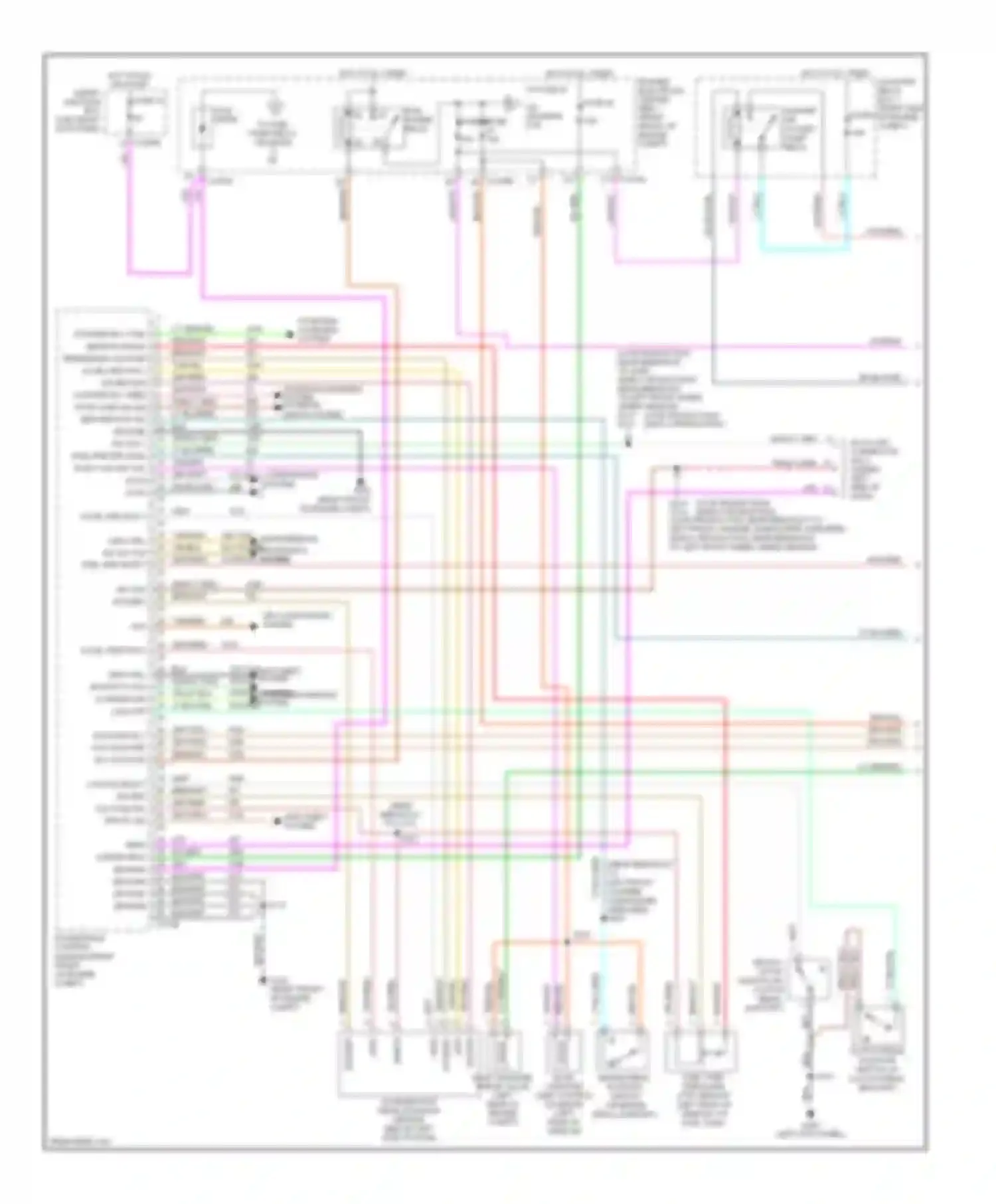 Mustang Ford V (2004-2009): Wiring diagram engine performance 5.4l supercharged (1 of 5)