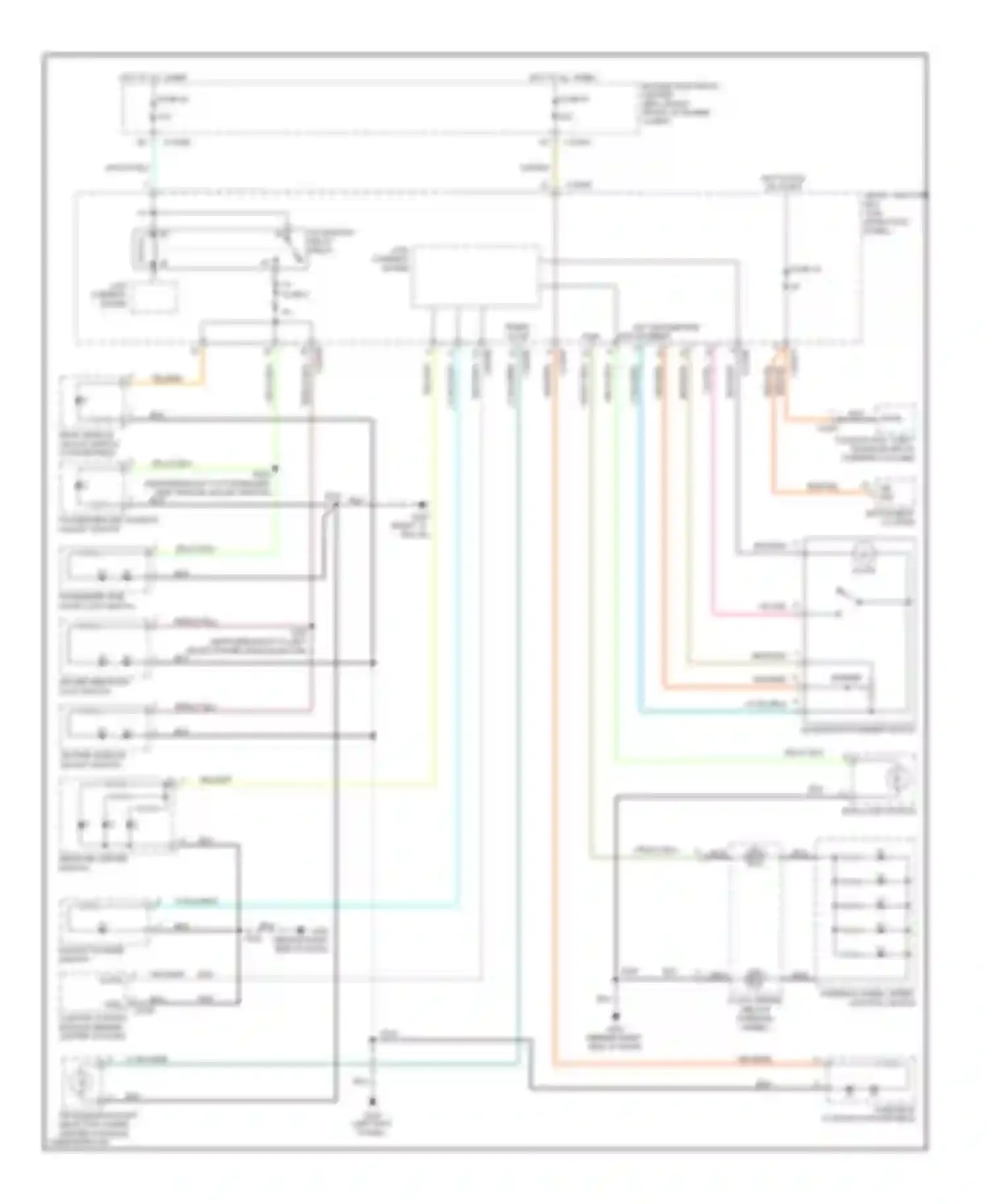 Mustang Ford V (2004-2009): Instrument illumination circuit
