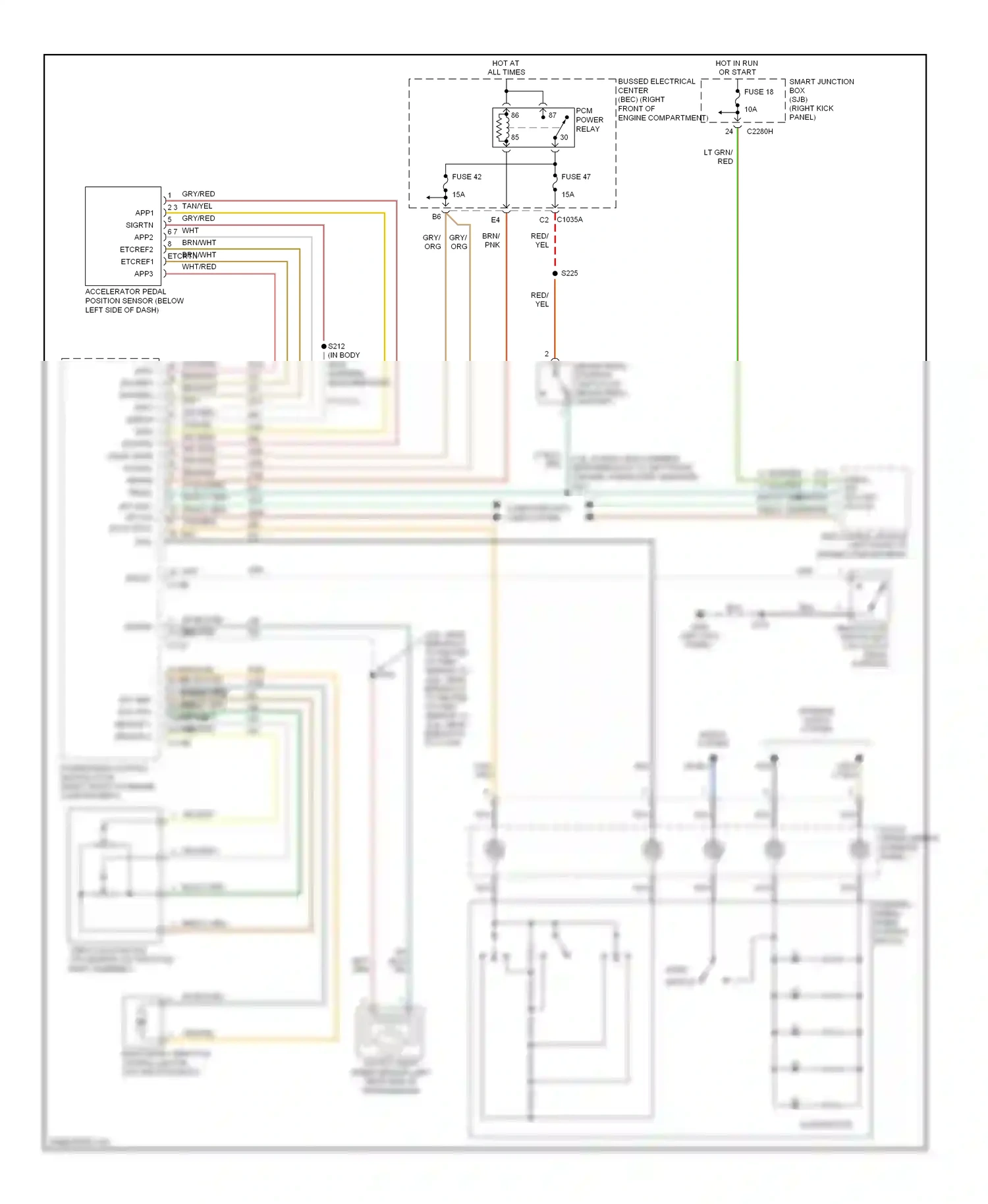 Wiring diagram 3 41 oss sigrtn for Ford Mustang V (2004-2009) (1 of 1)