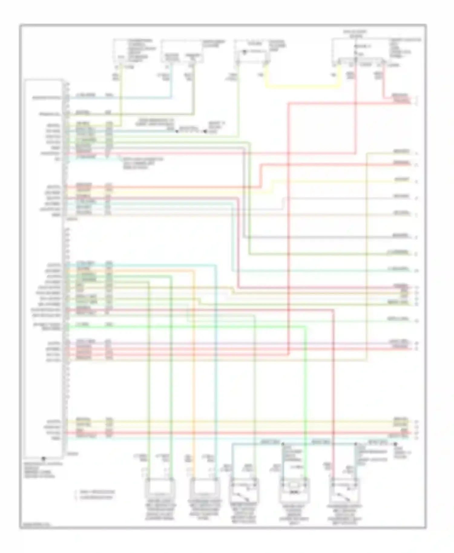 Wiring diagram sig rtn sig feed sig rtn sig feed sig rtn sig feed for Ford Mustang V (2004-2009)