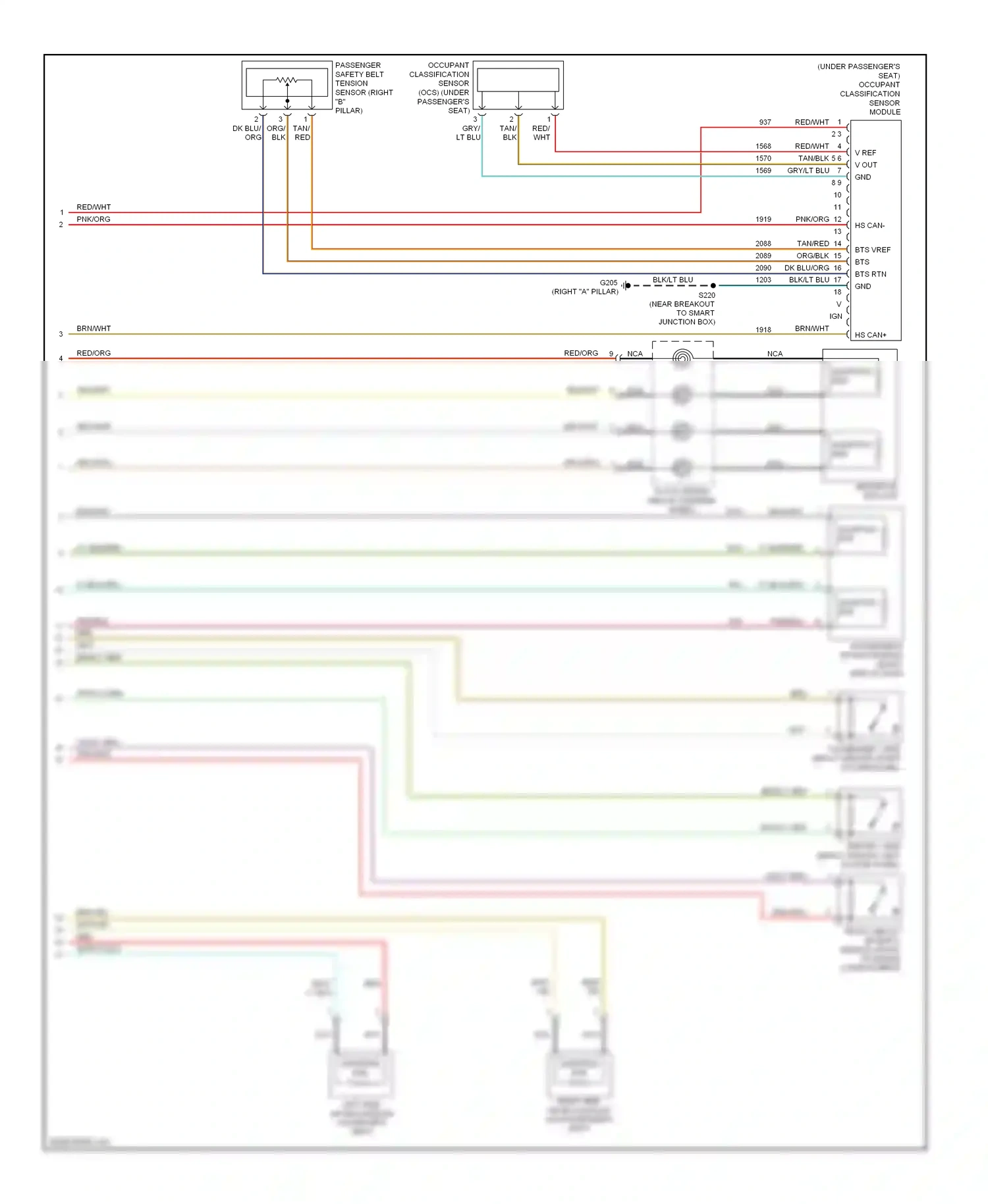 Wiring diagram brn/yel for Ford Mustang V (2004-2009) (6 of 9)