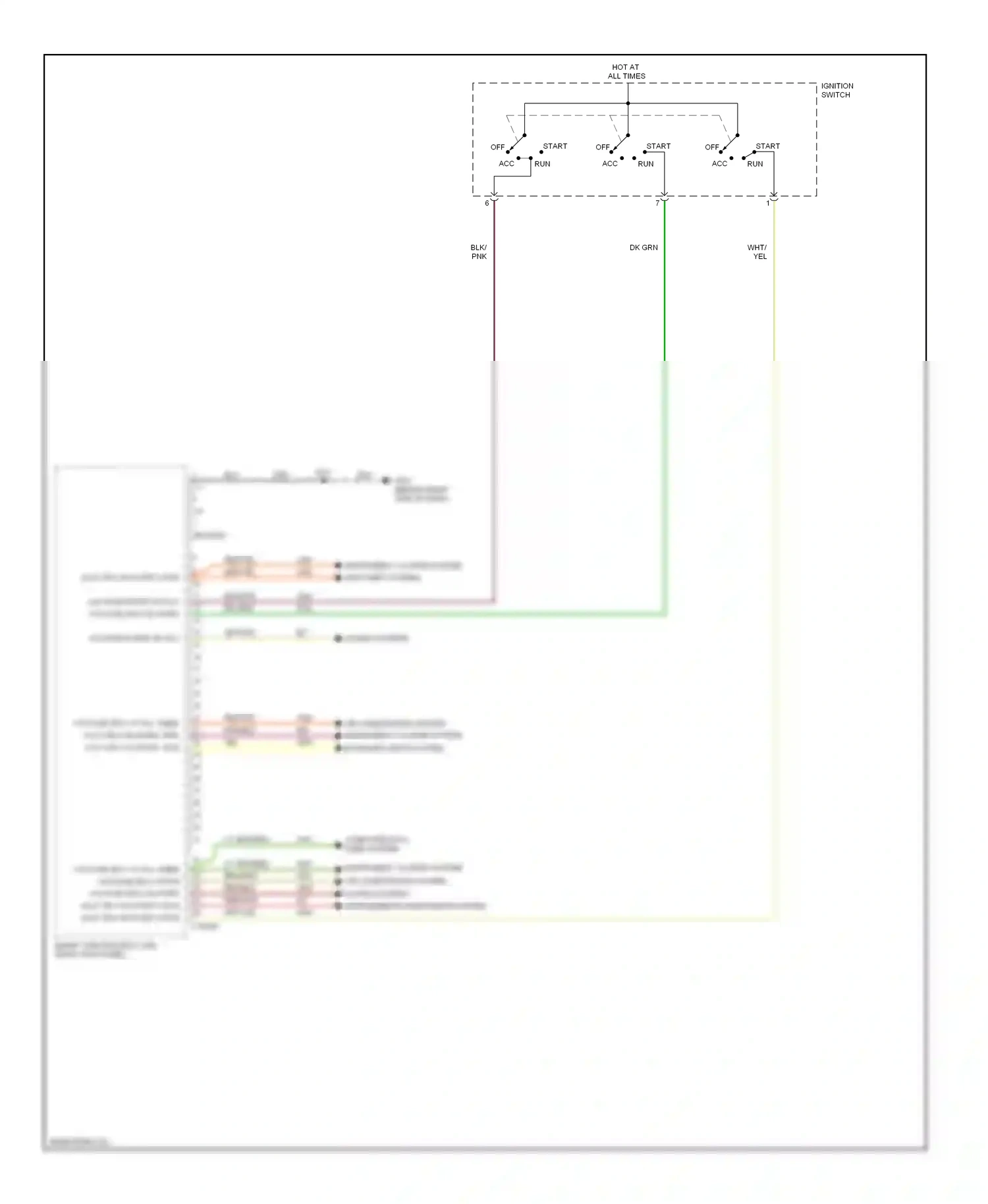 Wiring diagram dk grn for Ford Mustang V (2004-2009) (4 of 18)