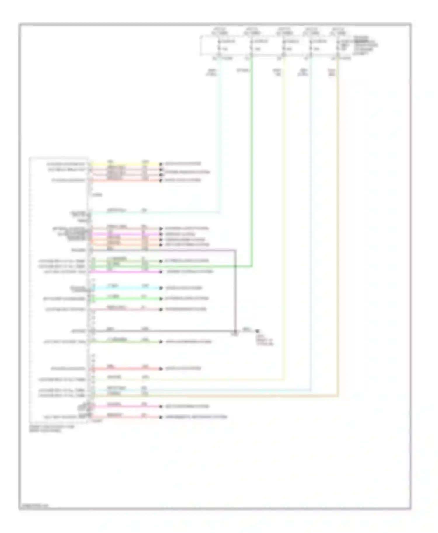 Wiring diagram engine controls system for Ford Mustang V (2004-2009)