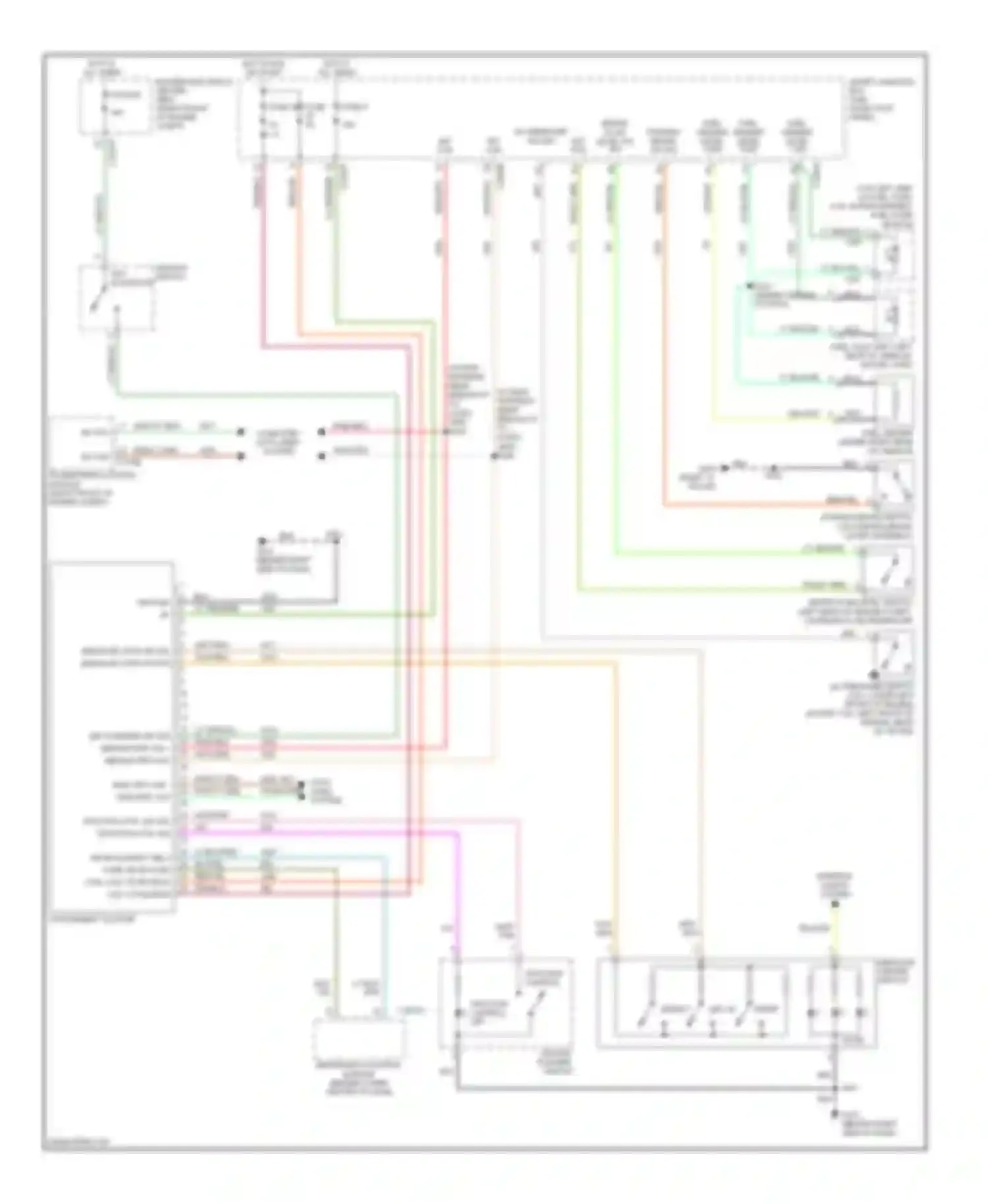 Wiring diagram high spd can + high spd can - for Ford Mustang V (2004-2009)