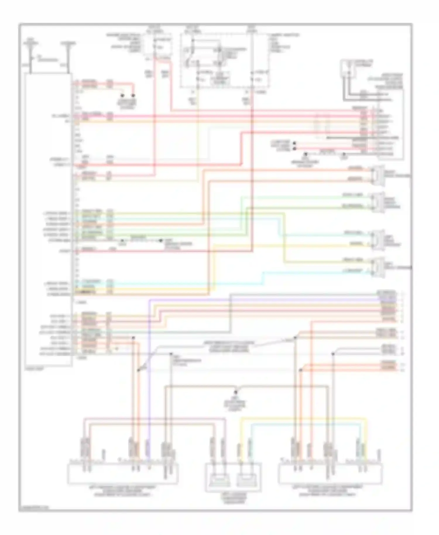 Wiring diagram fuse 6 for Ford Mustang V (2004-2009)
