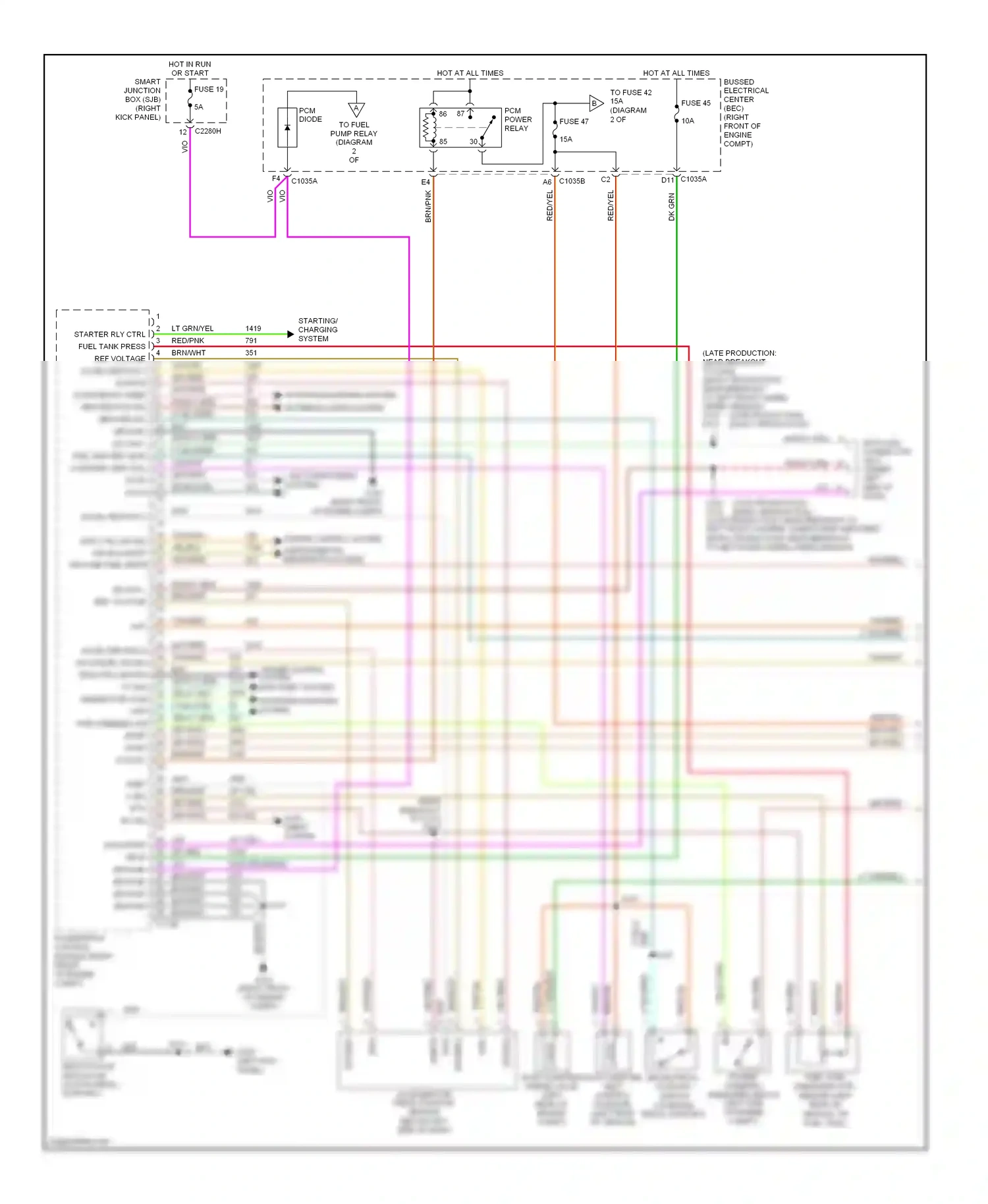 Wiring diagram hs can - ref voltage for Ford Mustang V (2004-2009) (1 of 2)