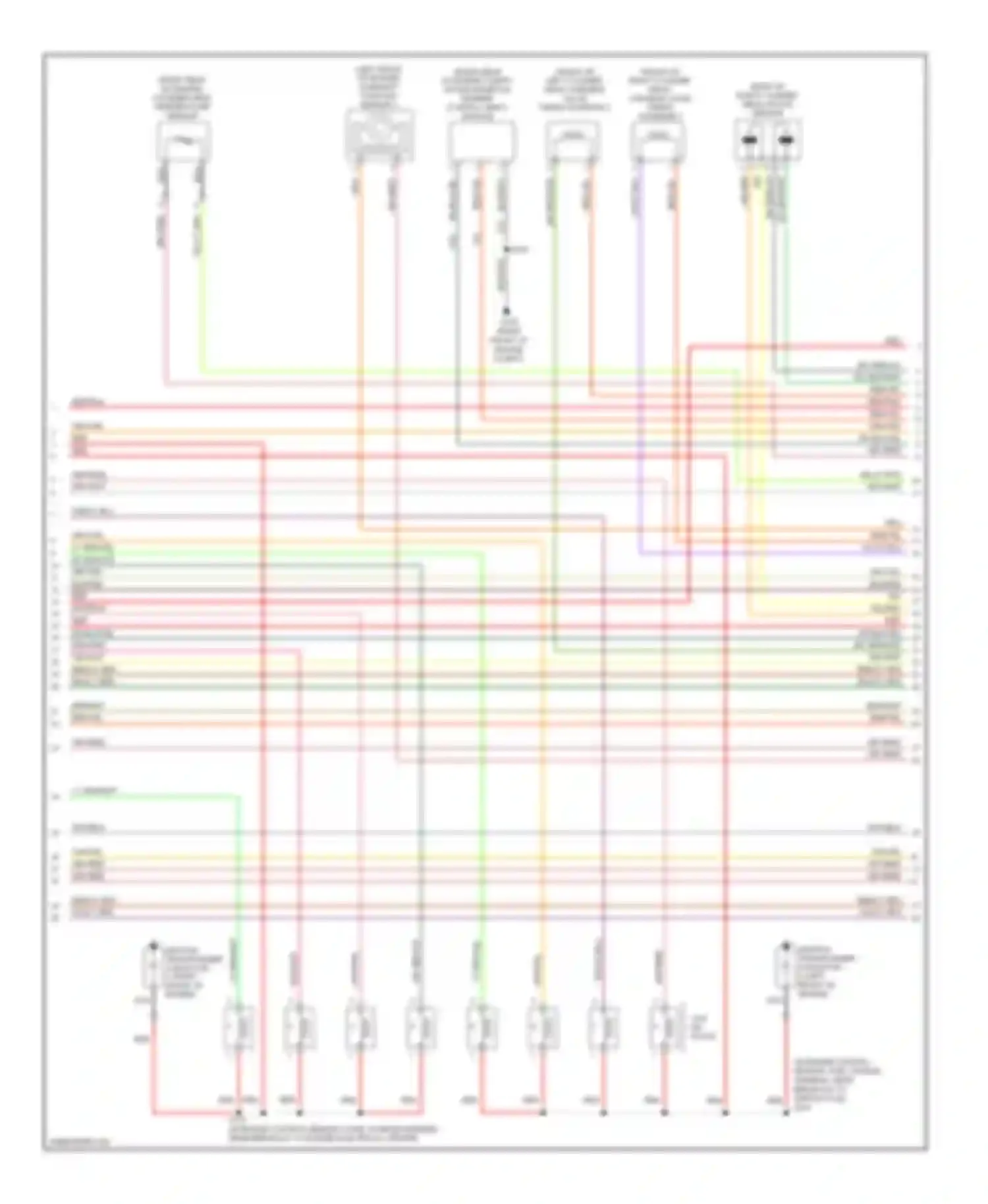 Wiring diagram harness, near breakout to ignition coil) for Ford Mustang V (2004-2009)