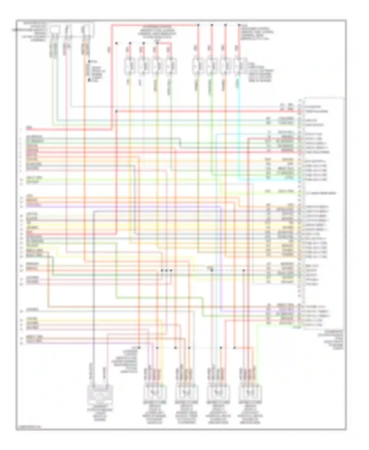 Wiring diagram heated oxygen sensor for Ford Mustang V (2004-2009)