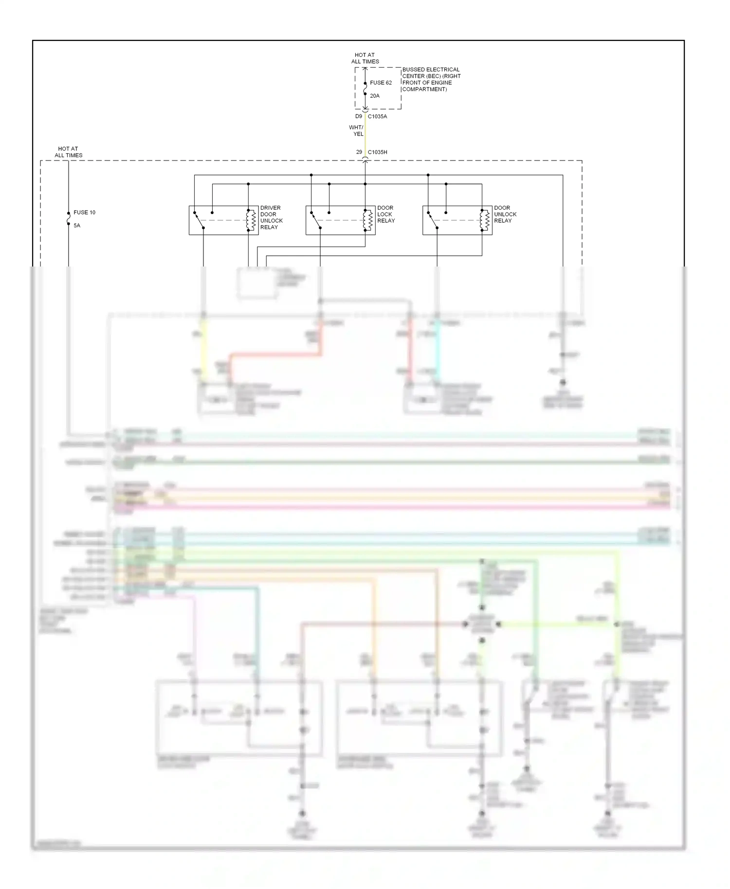 Wiring diagram org/blk for Ford Mustang V (2004-2009) (6 of 10)