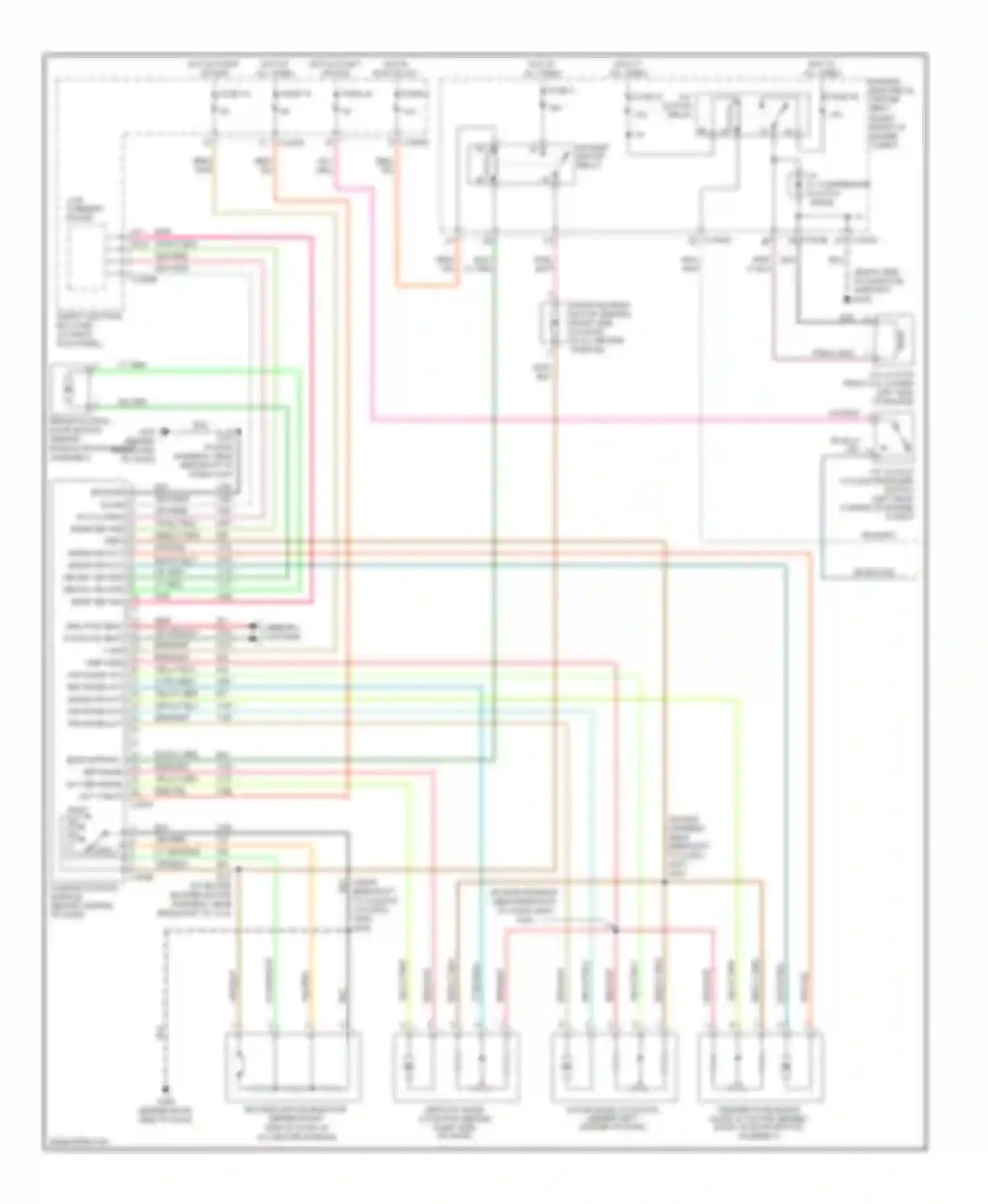 Wiring diagram memory systems for Ford Mustang V (2004-2009)