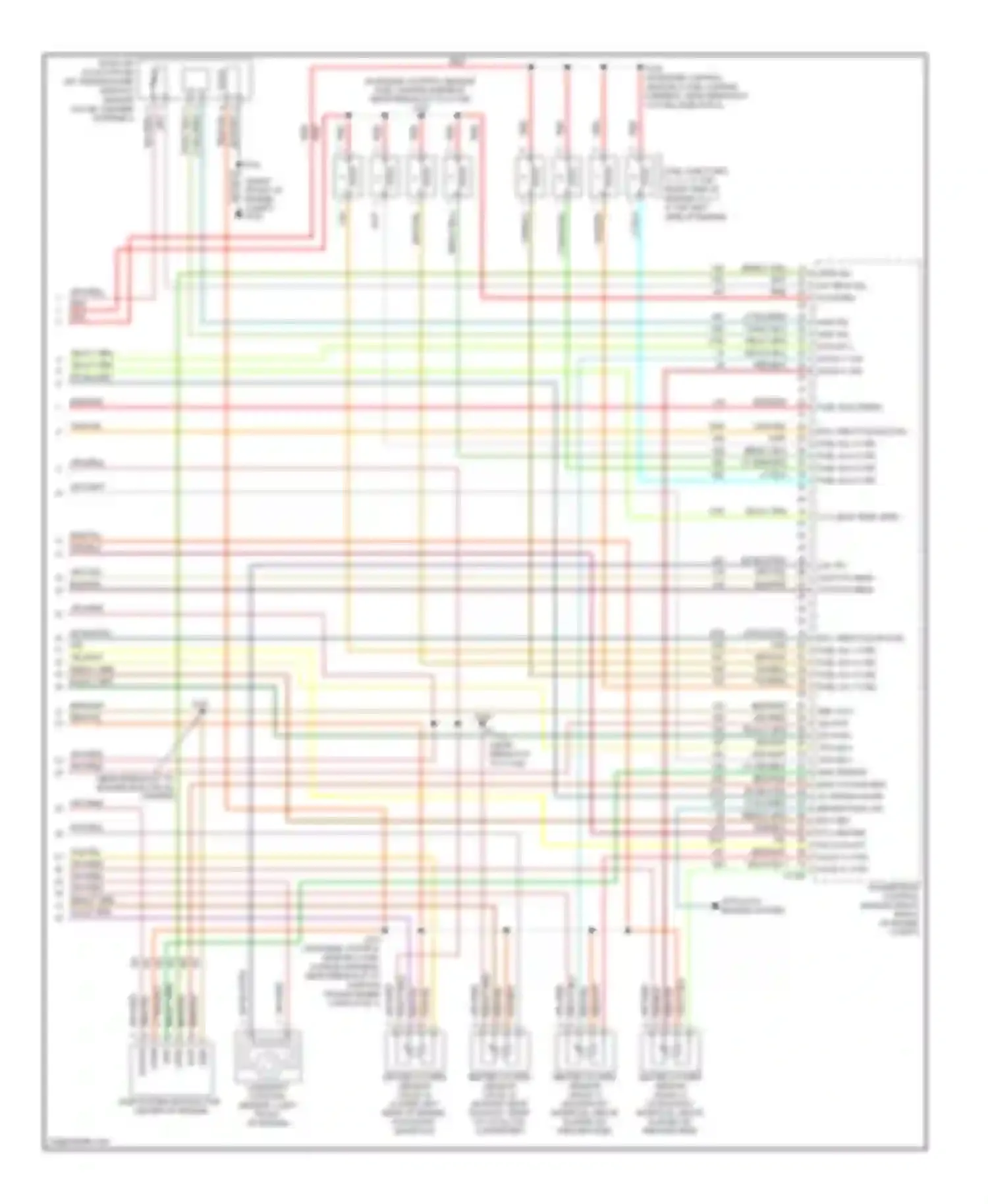 Wiring diagram heated oxygen sensor for Ford Mustang V (2004-2009)