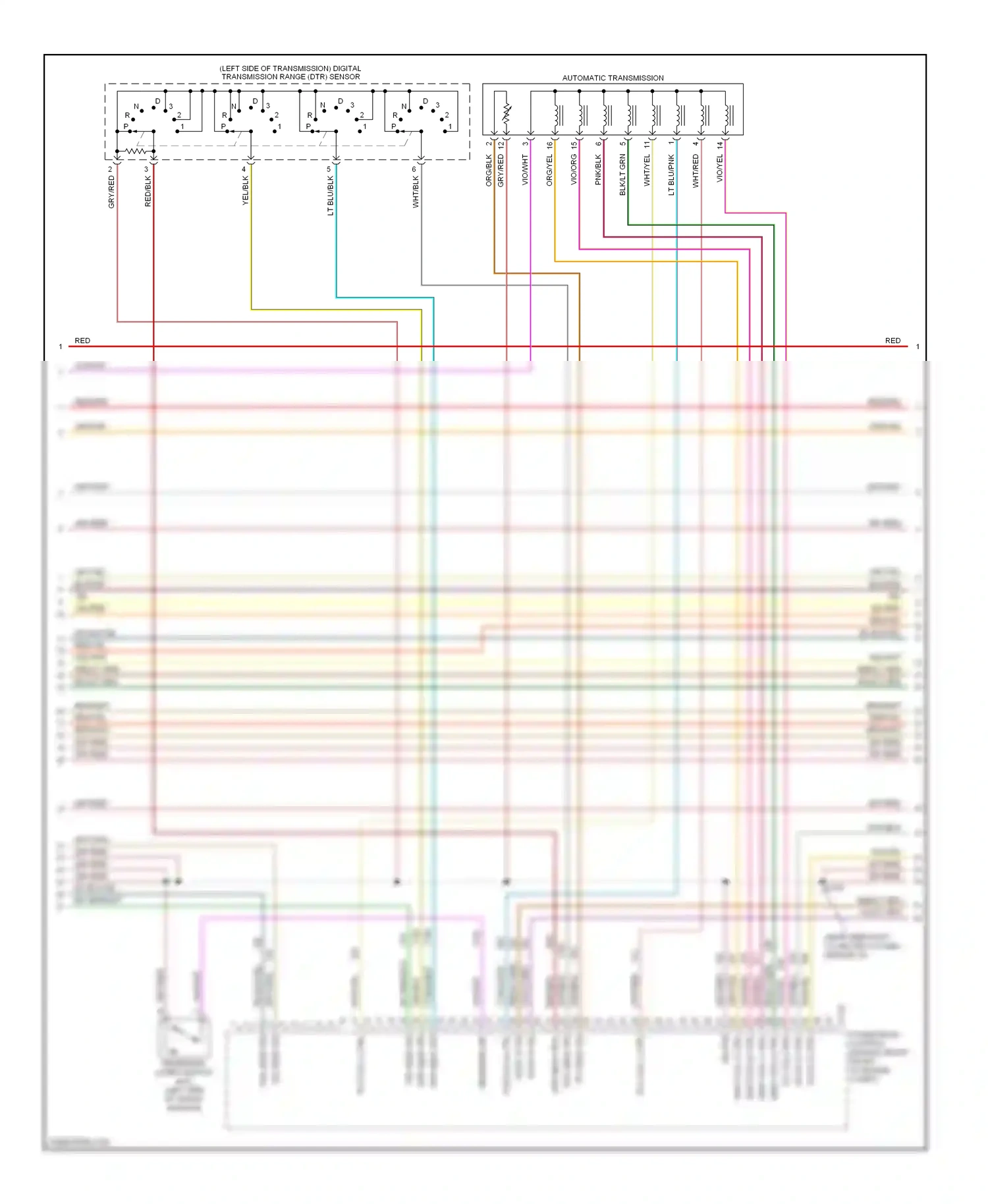 Wiring diagram wht/yel for Ford Mustang V (2004-2009) (1 of 15)