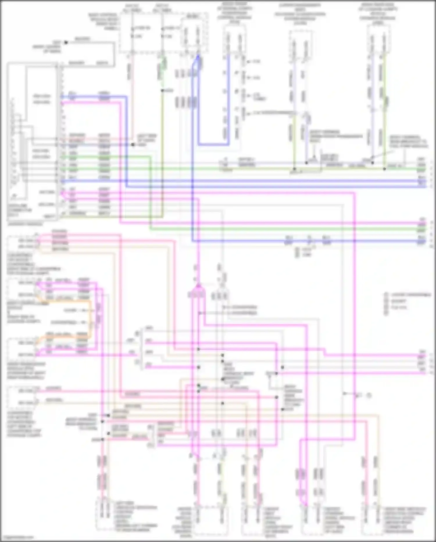 Mustang Ford VI facelift (2017-2023): Computer data lines circuit, w/ memory (1 of 3)